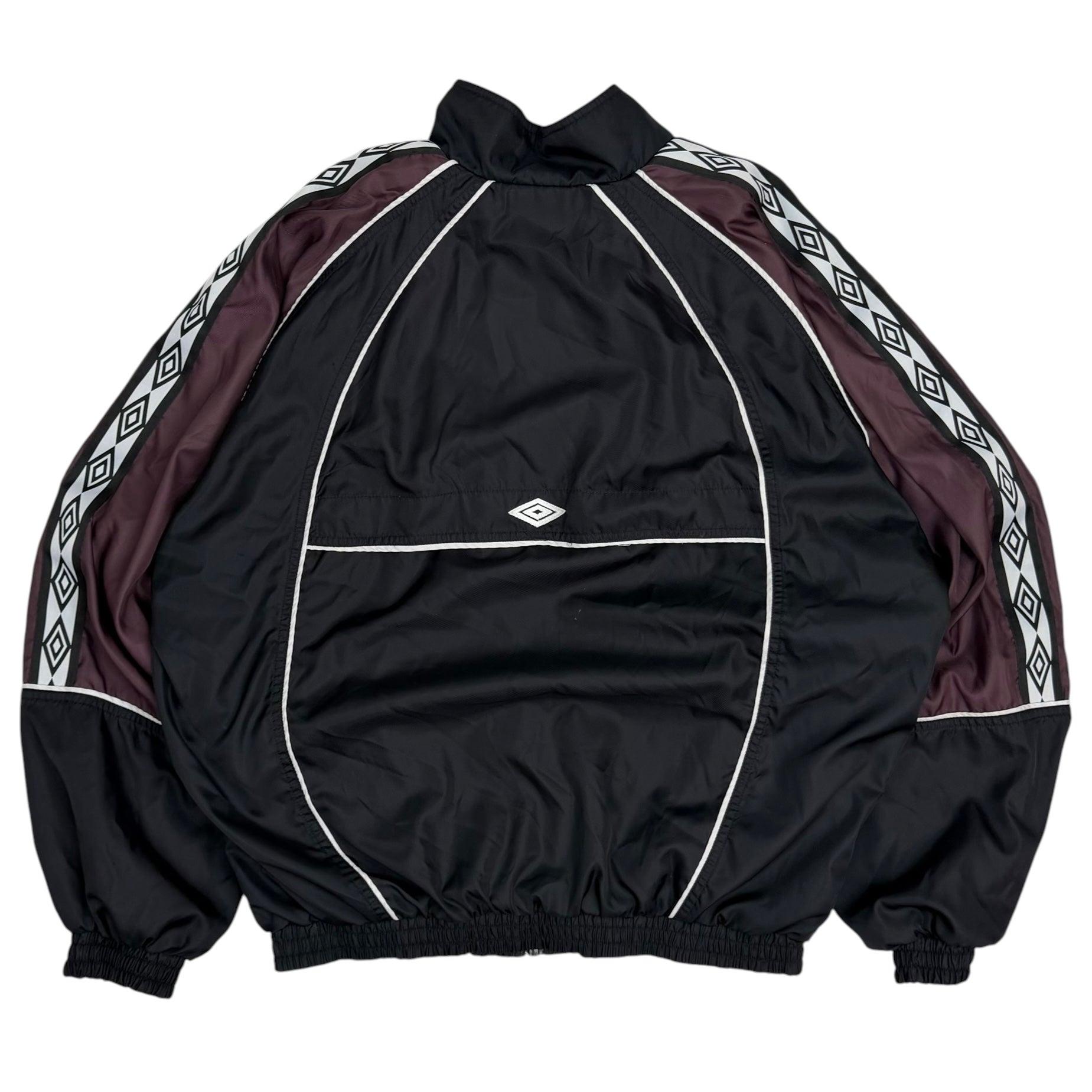 Vintage Umbro Sleeve Logo Track Jacket Black