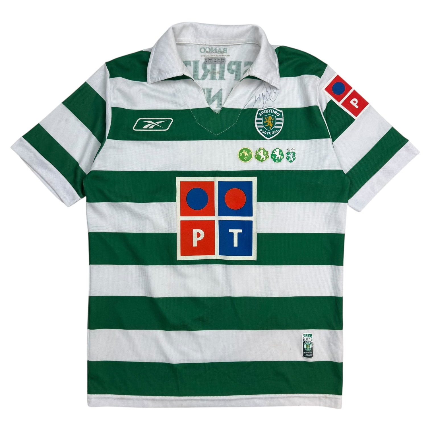 Reebok 2006 Sporting Lisbon Home Jersey Green/White