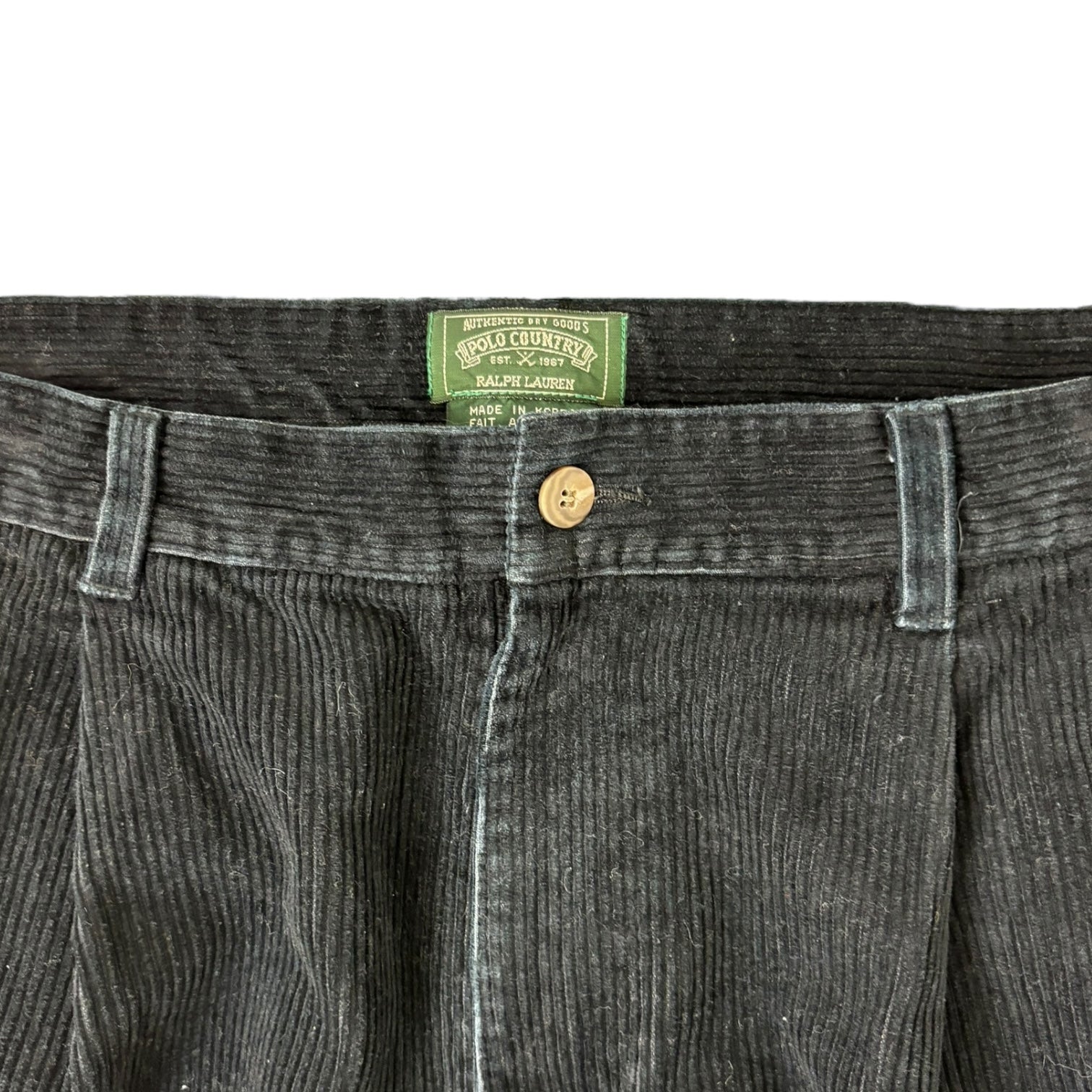 Vintage Polo Country Ralph Lauren Corduroy Pant Black