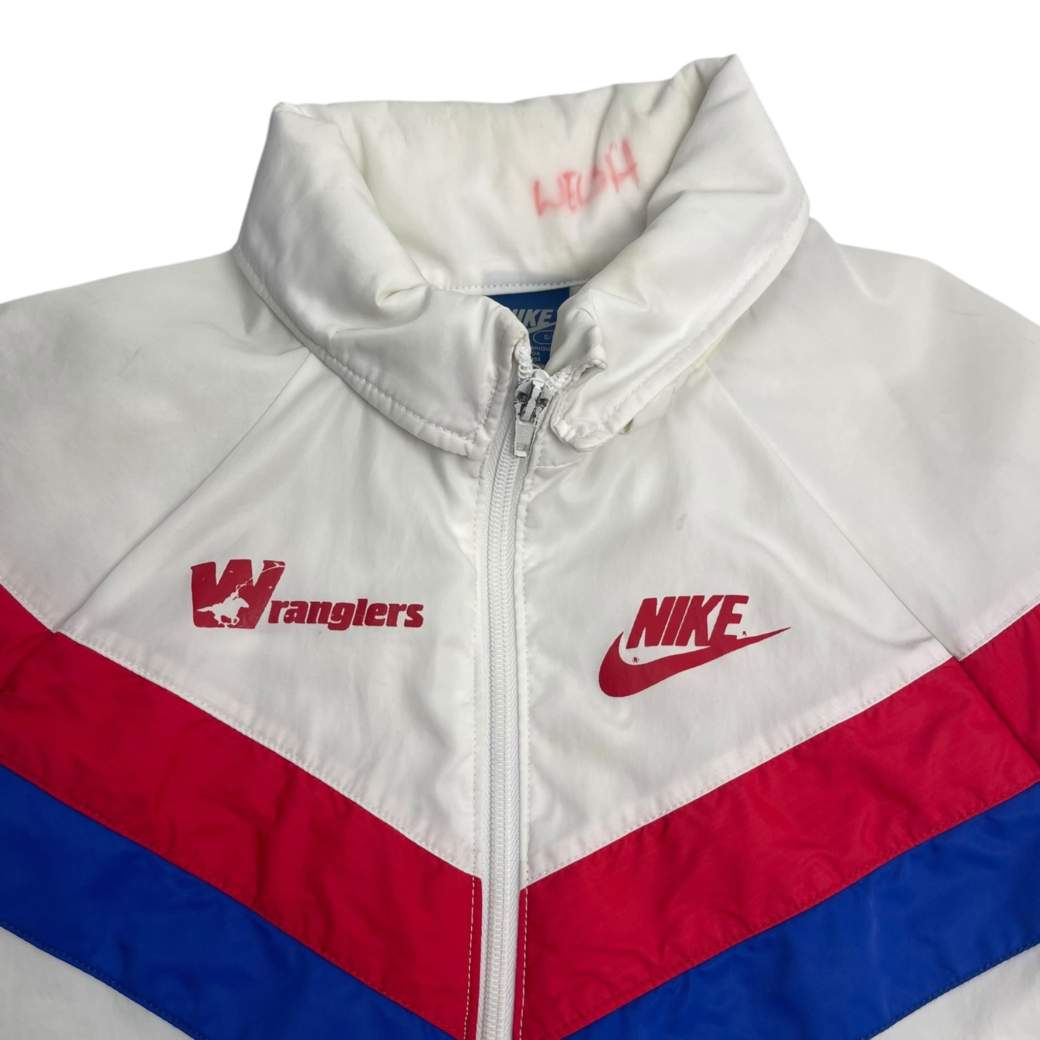 Vintage Nike Wranglers Windbreaker Jacket White