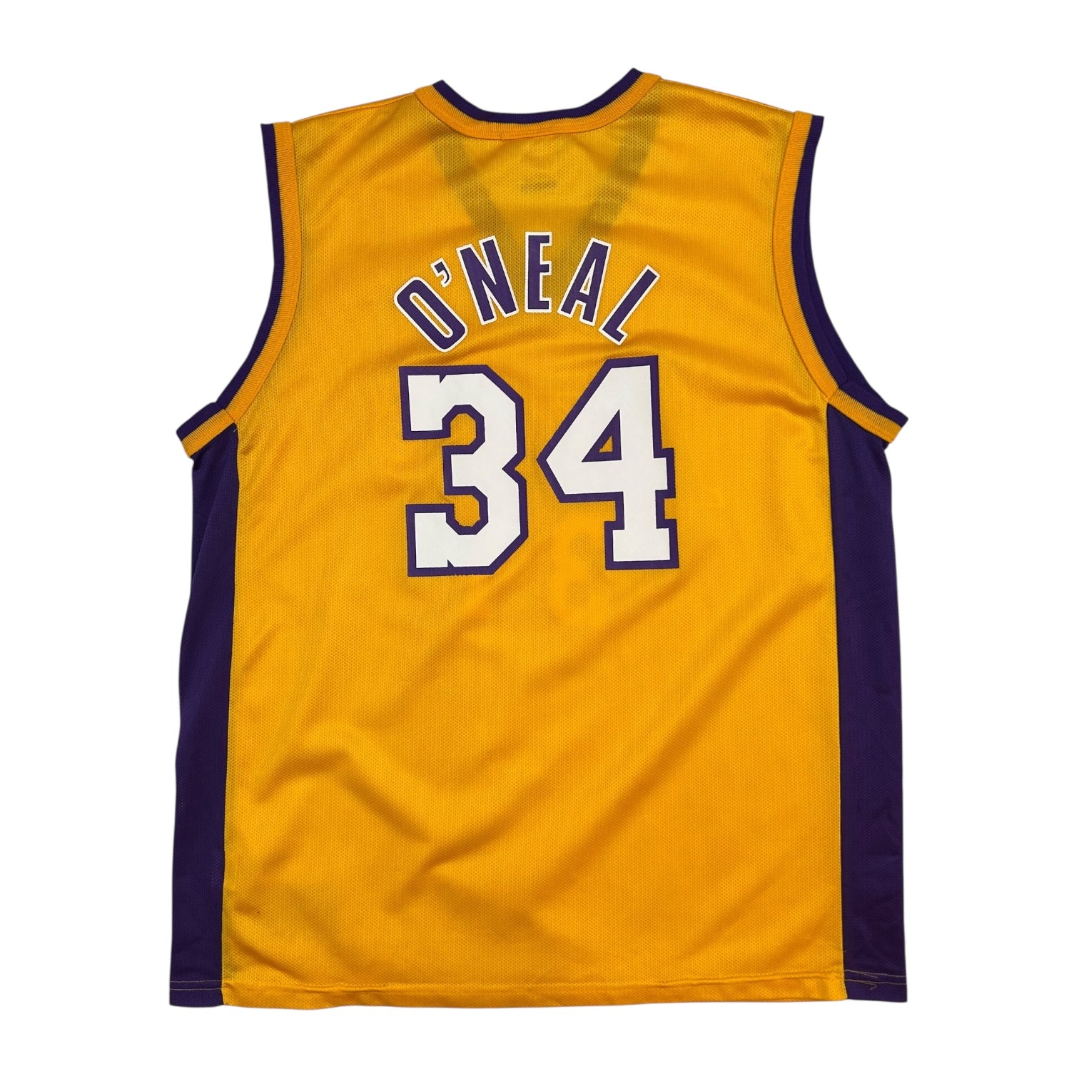 Vintage Champion Shaquille O’Neal Los Angeles Lakers Home Jersey Yellow/Purple