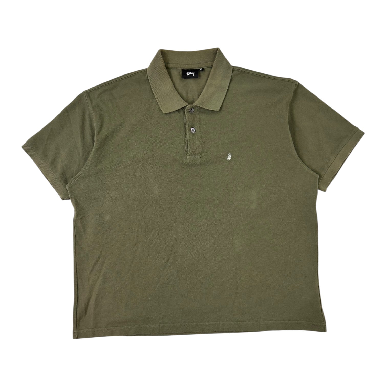 Stussy Classic Pique Polo Green