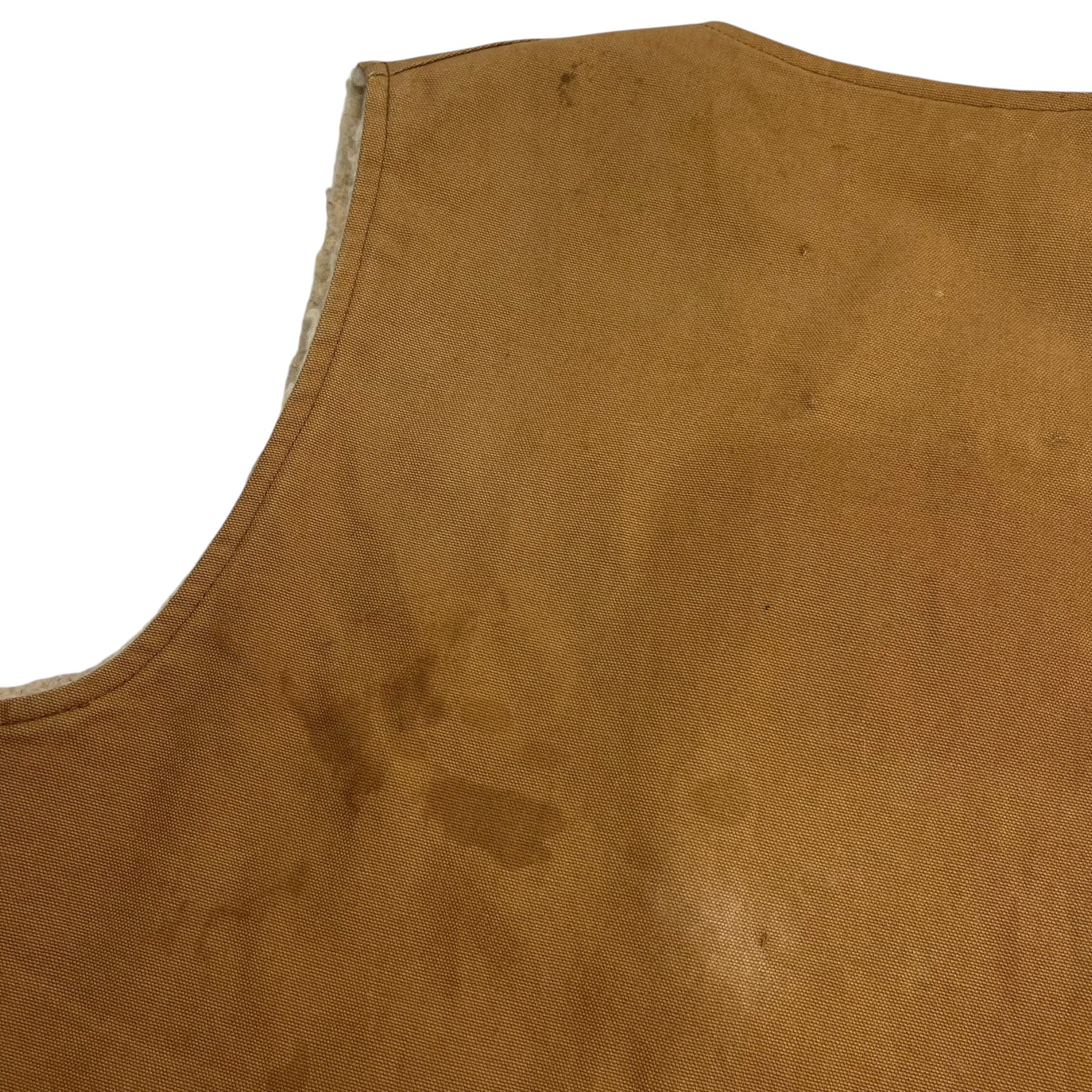Vintage Carhartt Fleece Lined Vest Tan
