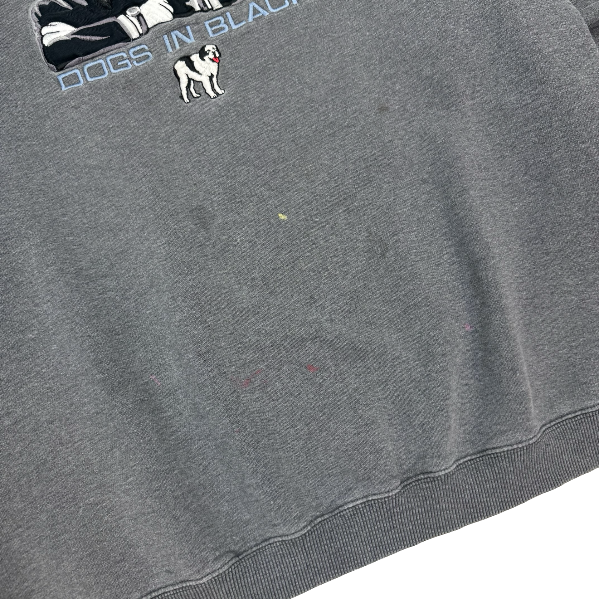 Vintage Big Dogs ‘Dogs In Black’ Parody Crewneck Dark Grey