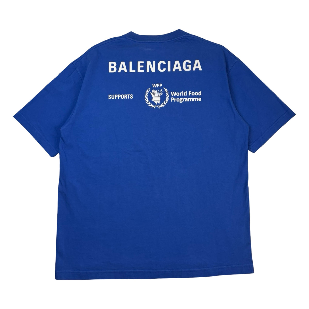 Balenciaga World Food Programme T-Shirt Blue