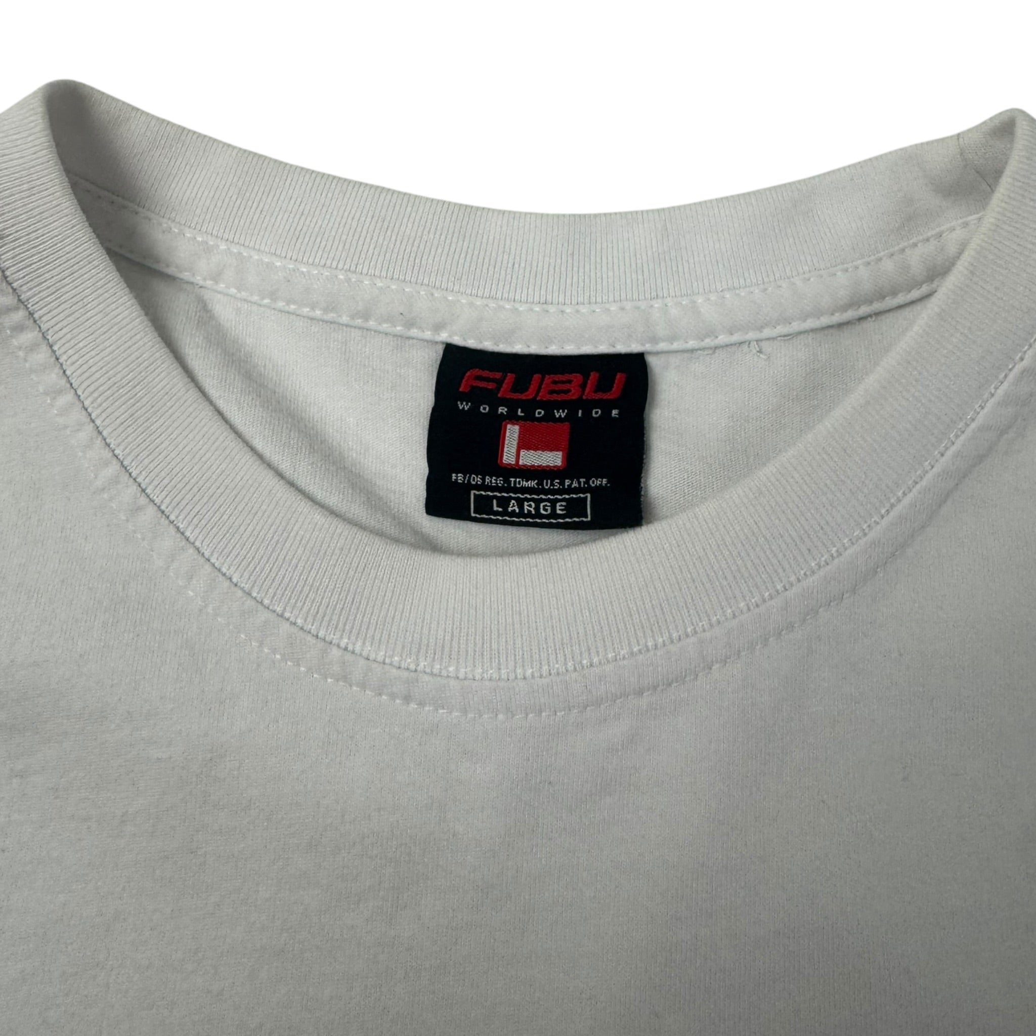Vintage Fubu Embroidered T-Shirt White