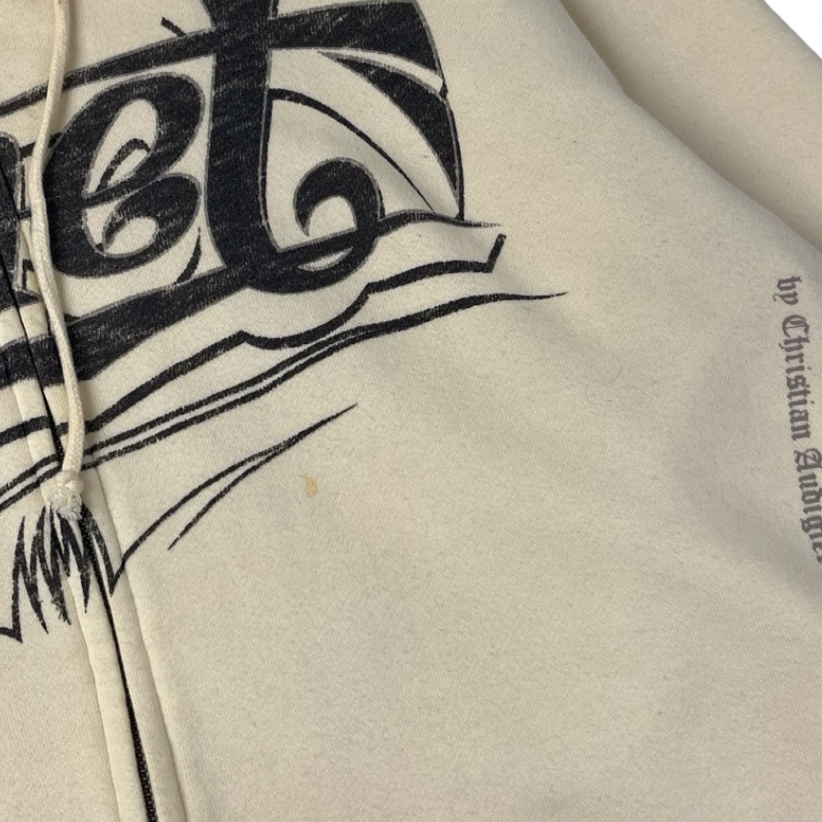 Vintage Y2K Smet by Christian Audigier Spellout Hoodie