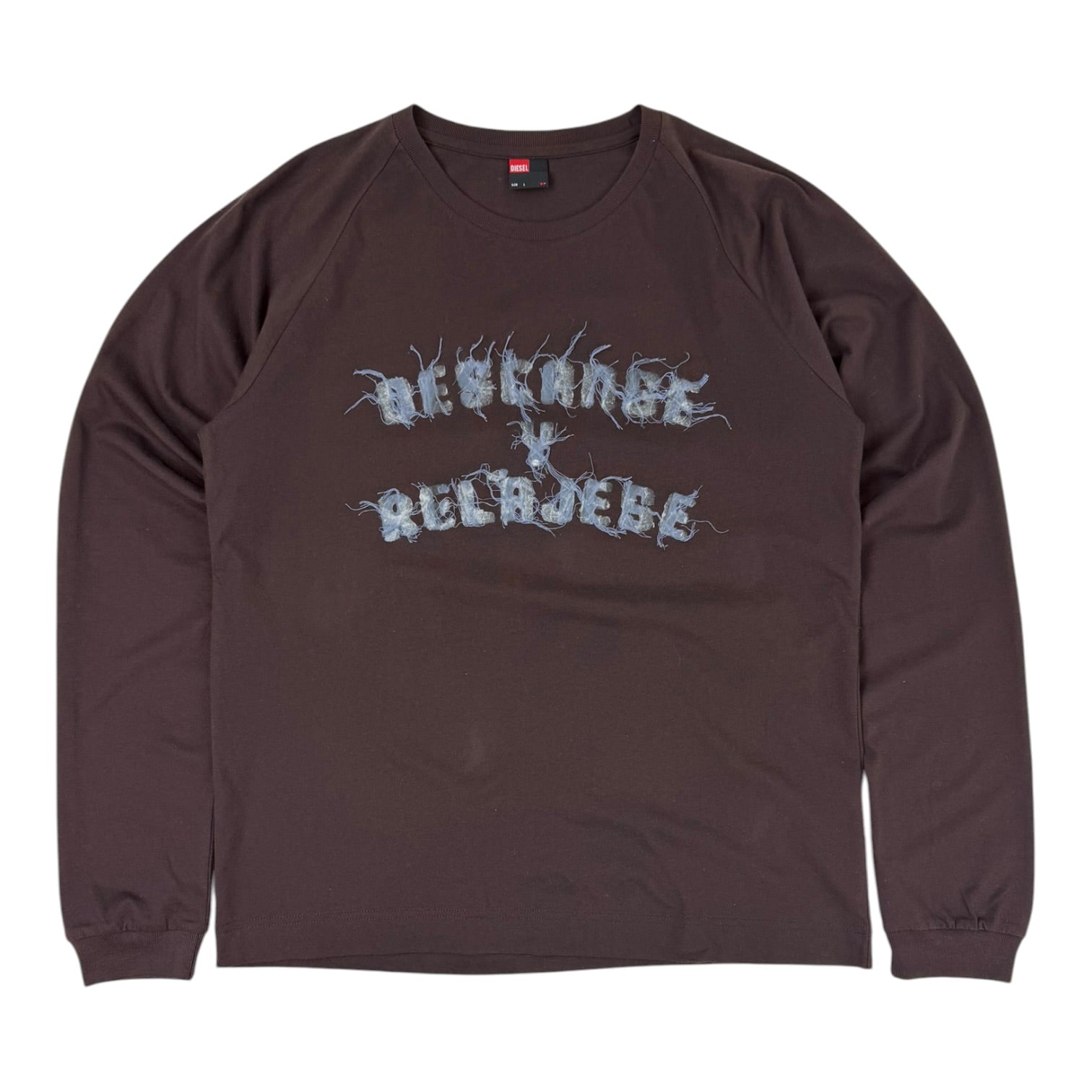 Vintage Diesel Long Sleeve Shirt Brown