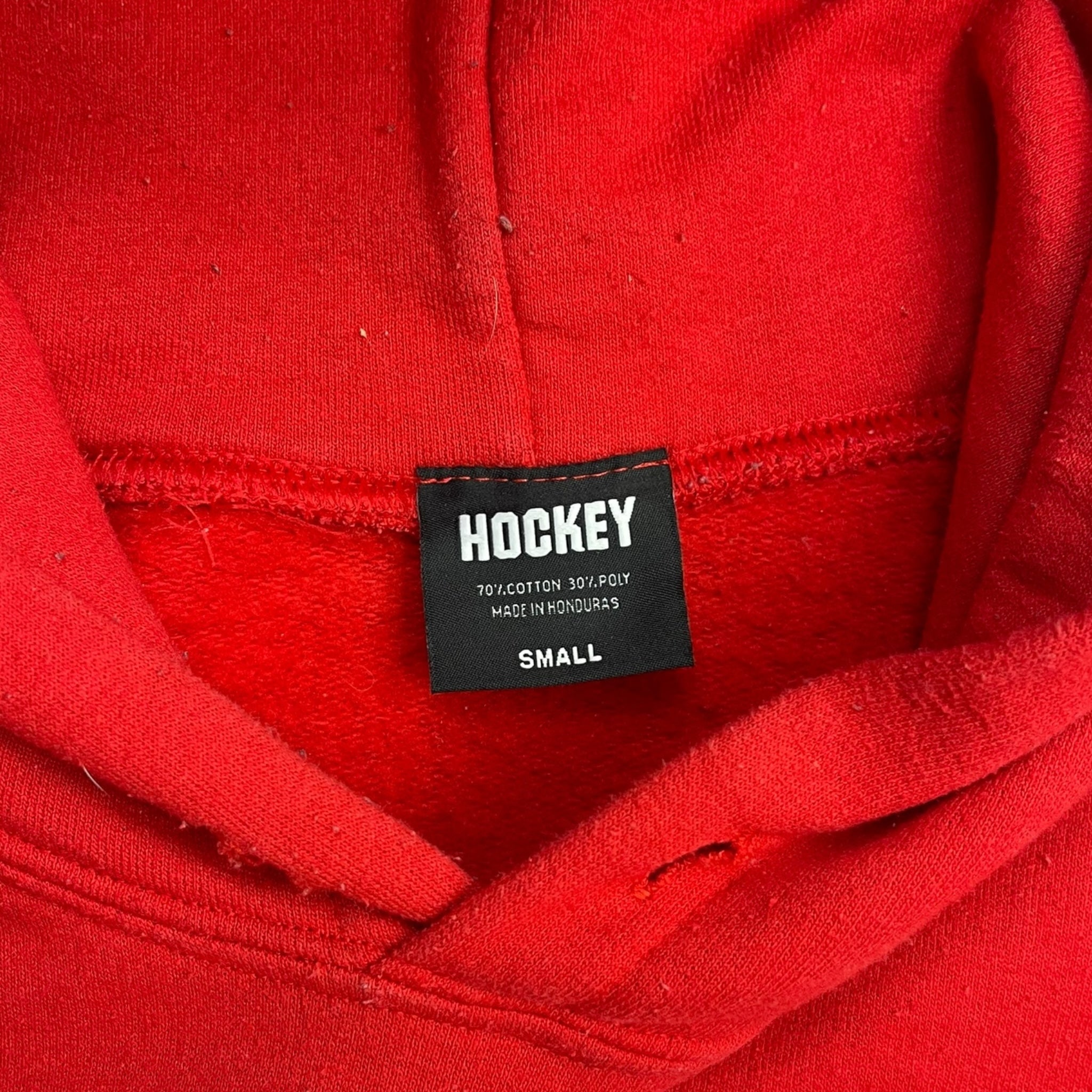 Hockey Goalie Mask Pullover Hoodie Red
