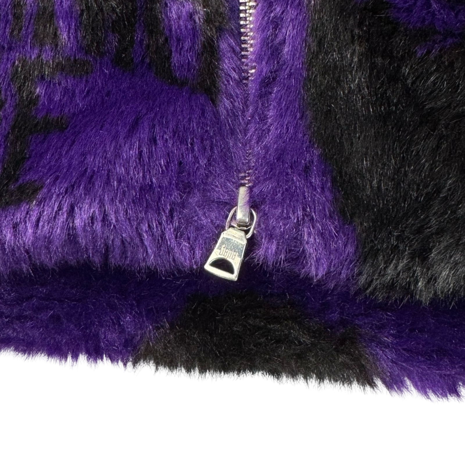 Bape B Boy Fur Jacket Purple