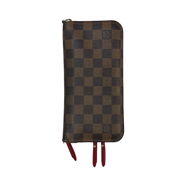 (W) Louis Vuitton Clémence Wallet Damier Ebene