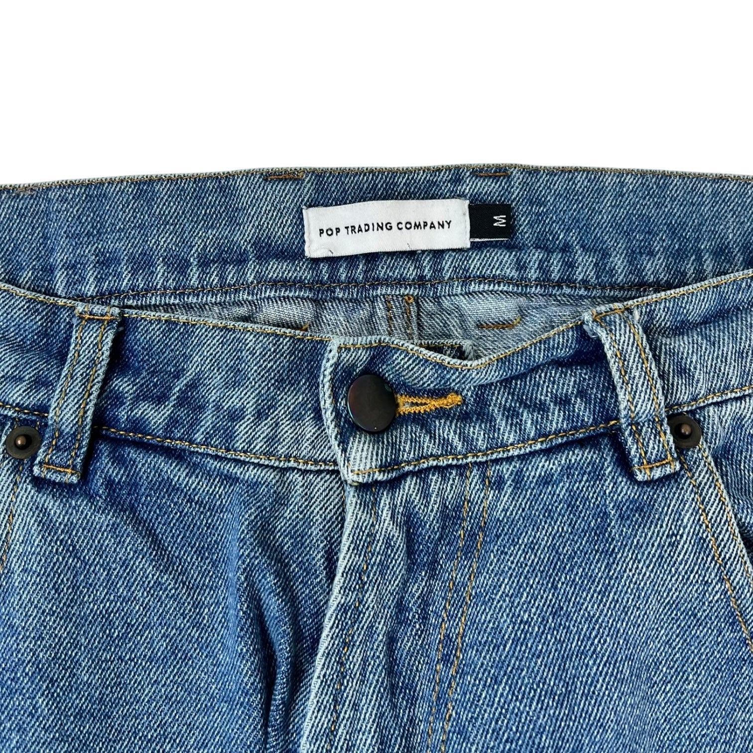 Pop Trading Company DRS Denim Pants Classic Stonewashed