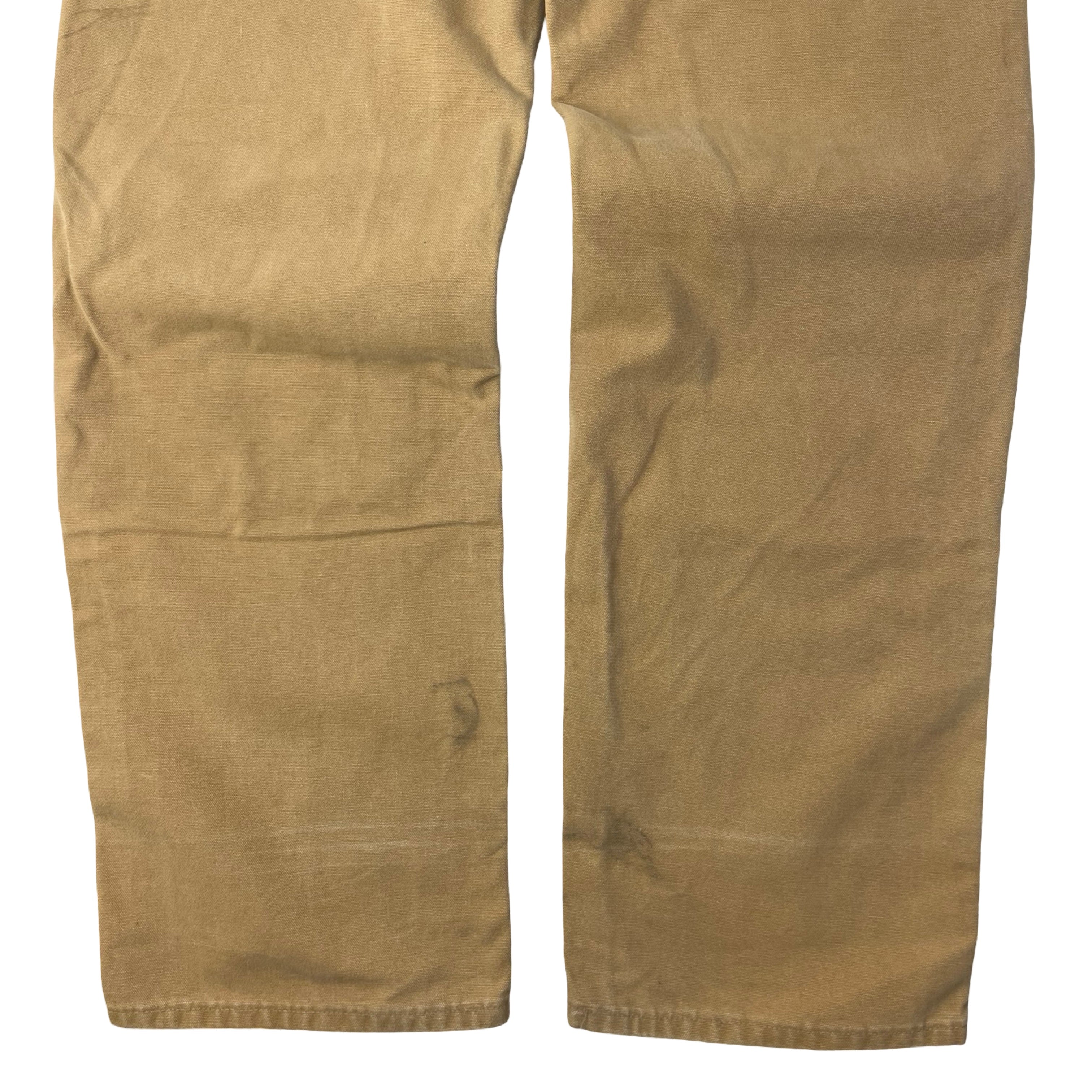 Vintage Carhartt Double Knee Carpenter Pants Faded Khaki