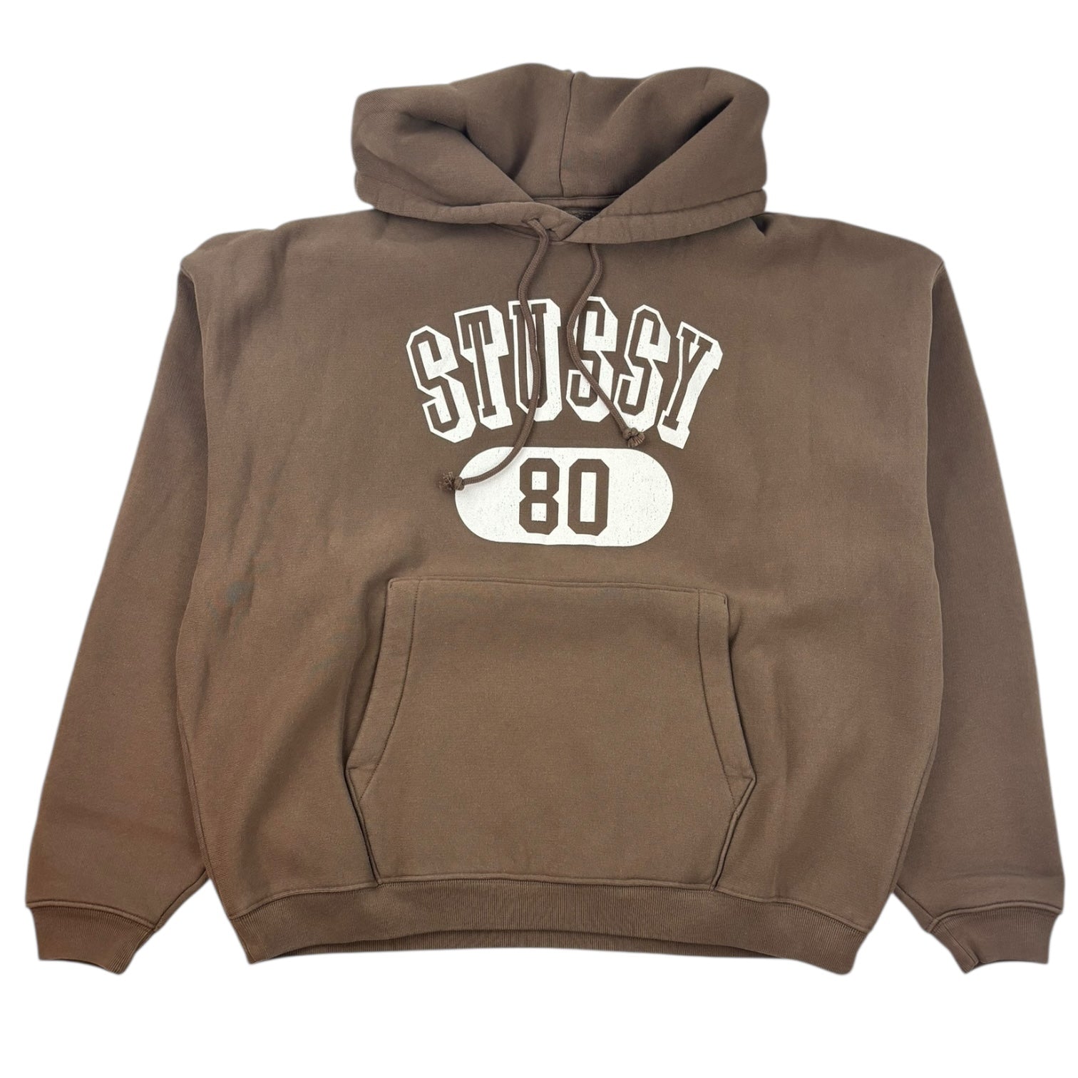Stussy 80 Relaxed Hoodie Brown