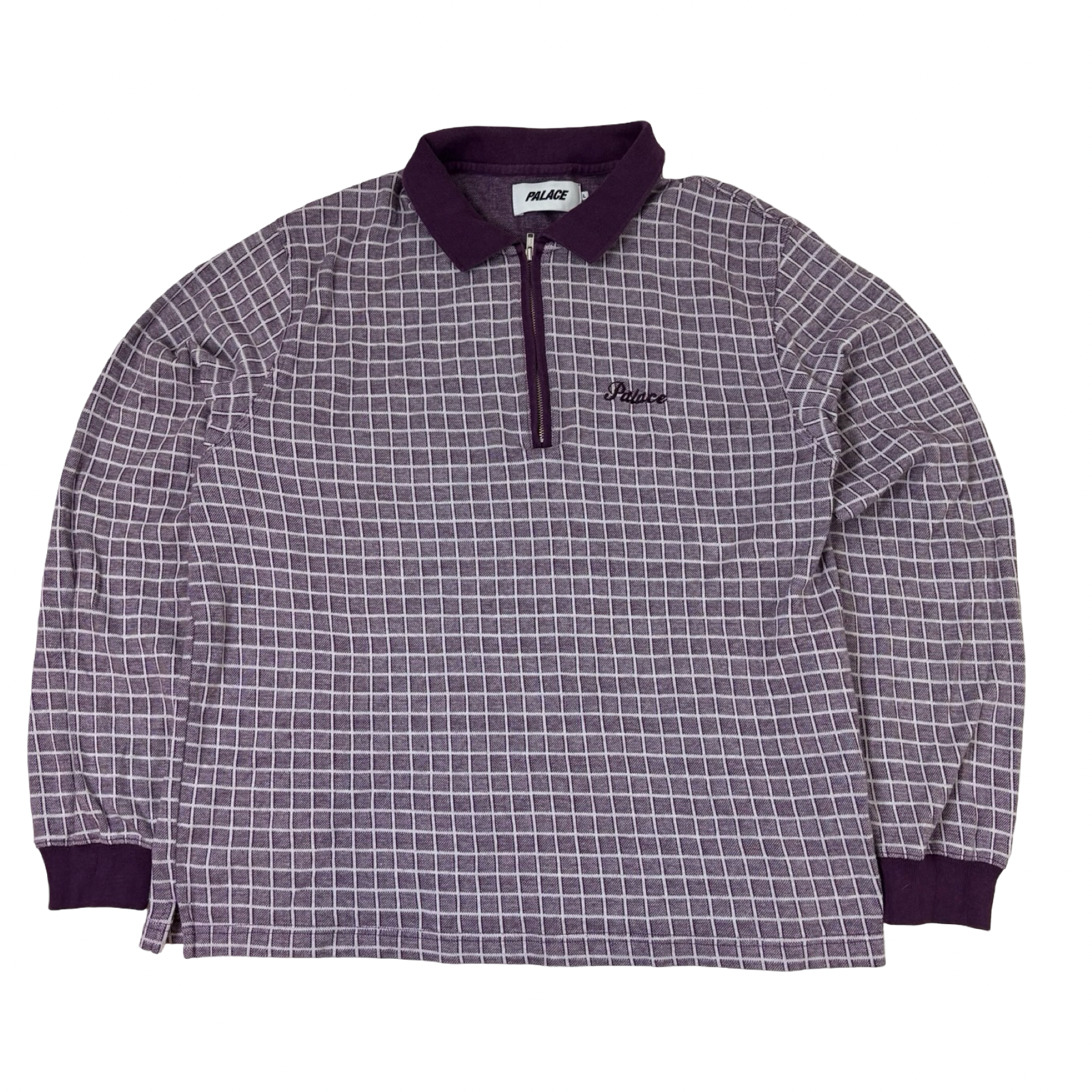 Palace Skateboards Checker Zip Top Purple