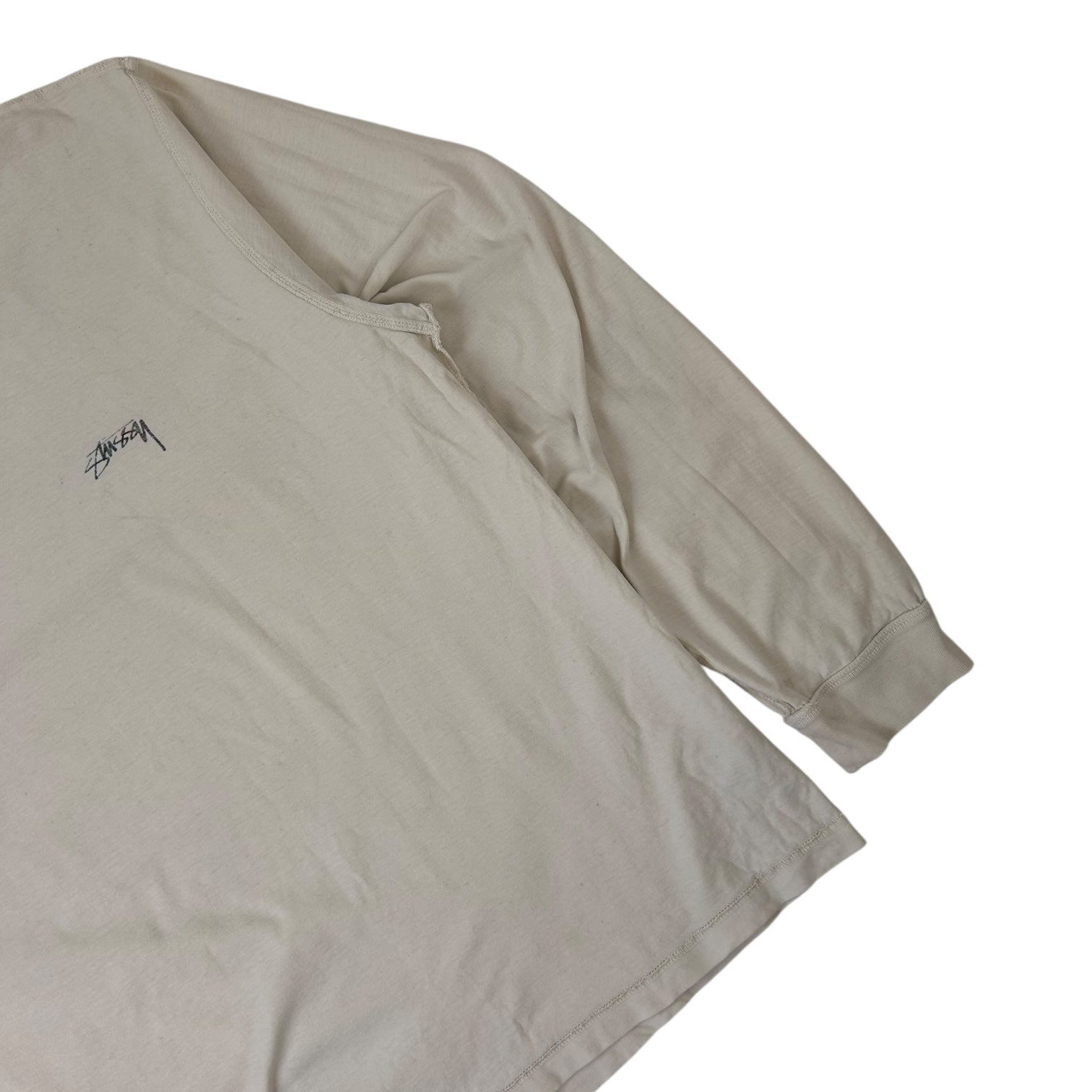 Stussy Inside Out Long Sleeve Shirt Cream