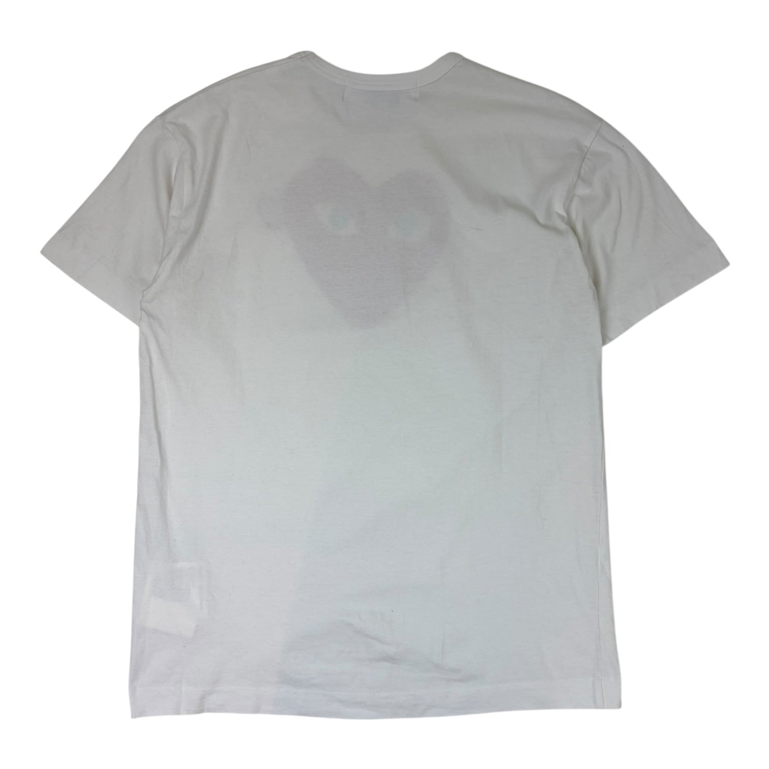 (W) Comme Des Garçons Heart Logo T-Shirt White
