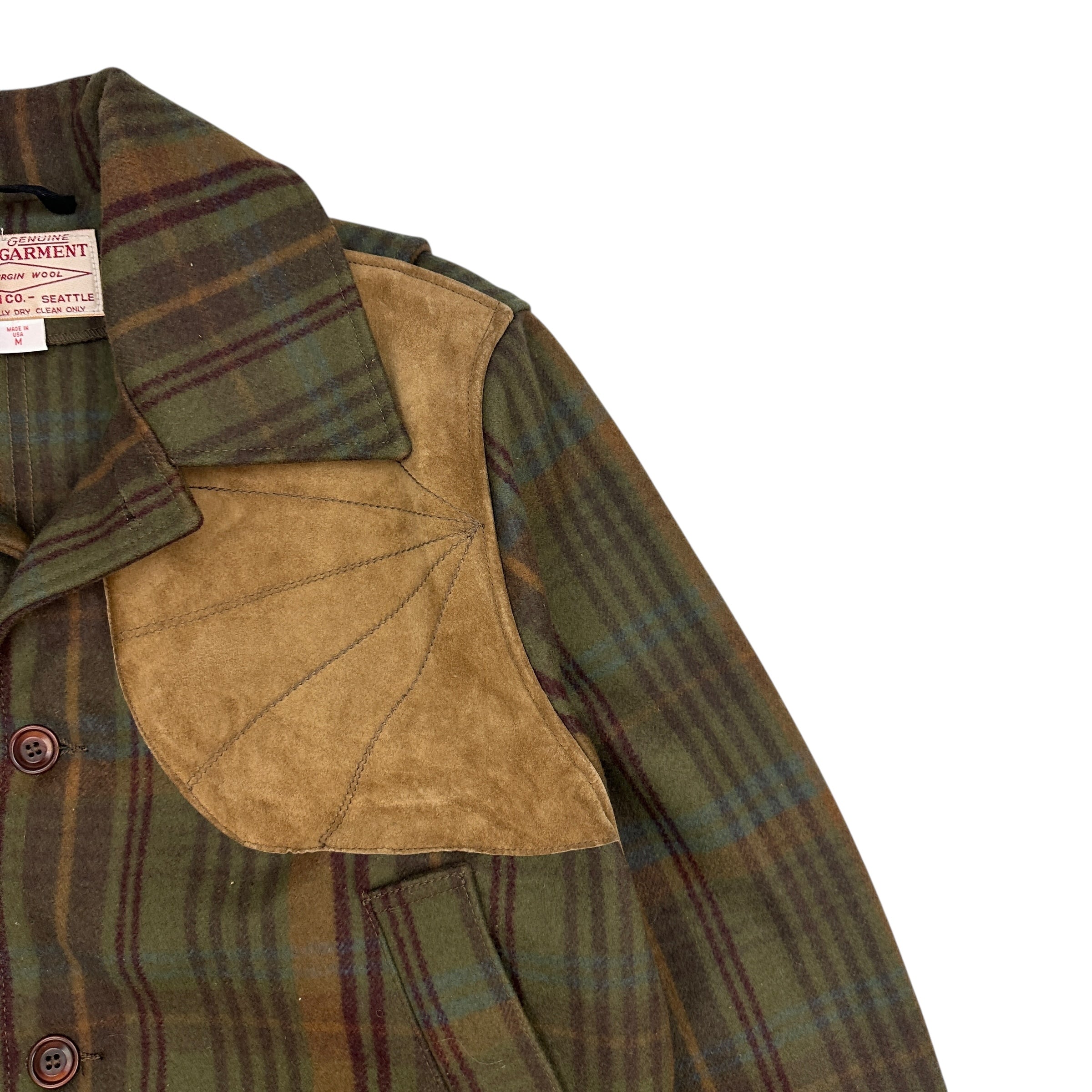 Filson Yukon Wool Clay Coat Haw Plaid / Green