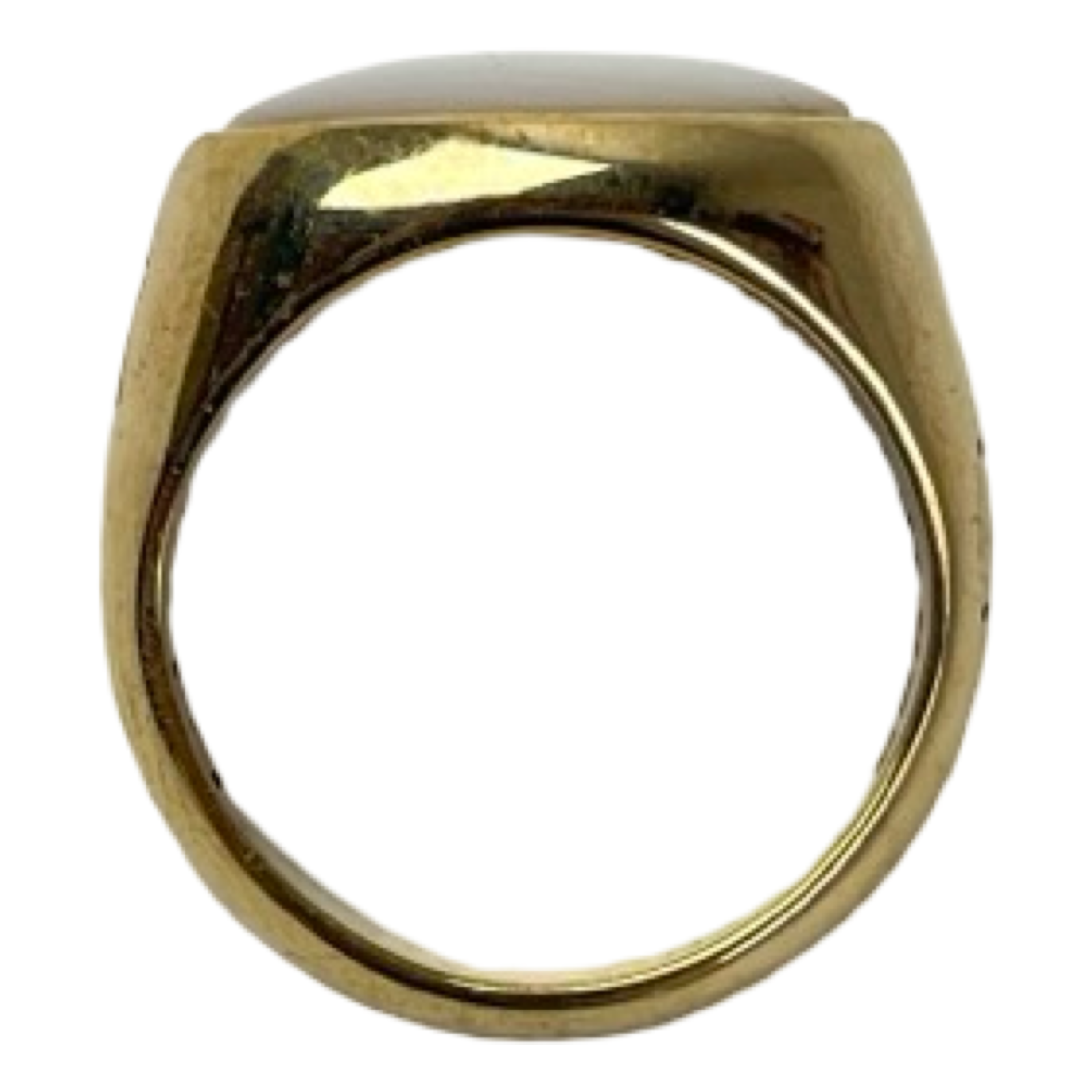 Maple Tubby Ring 14K Gold Mother Of Pearl