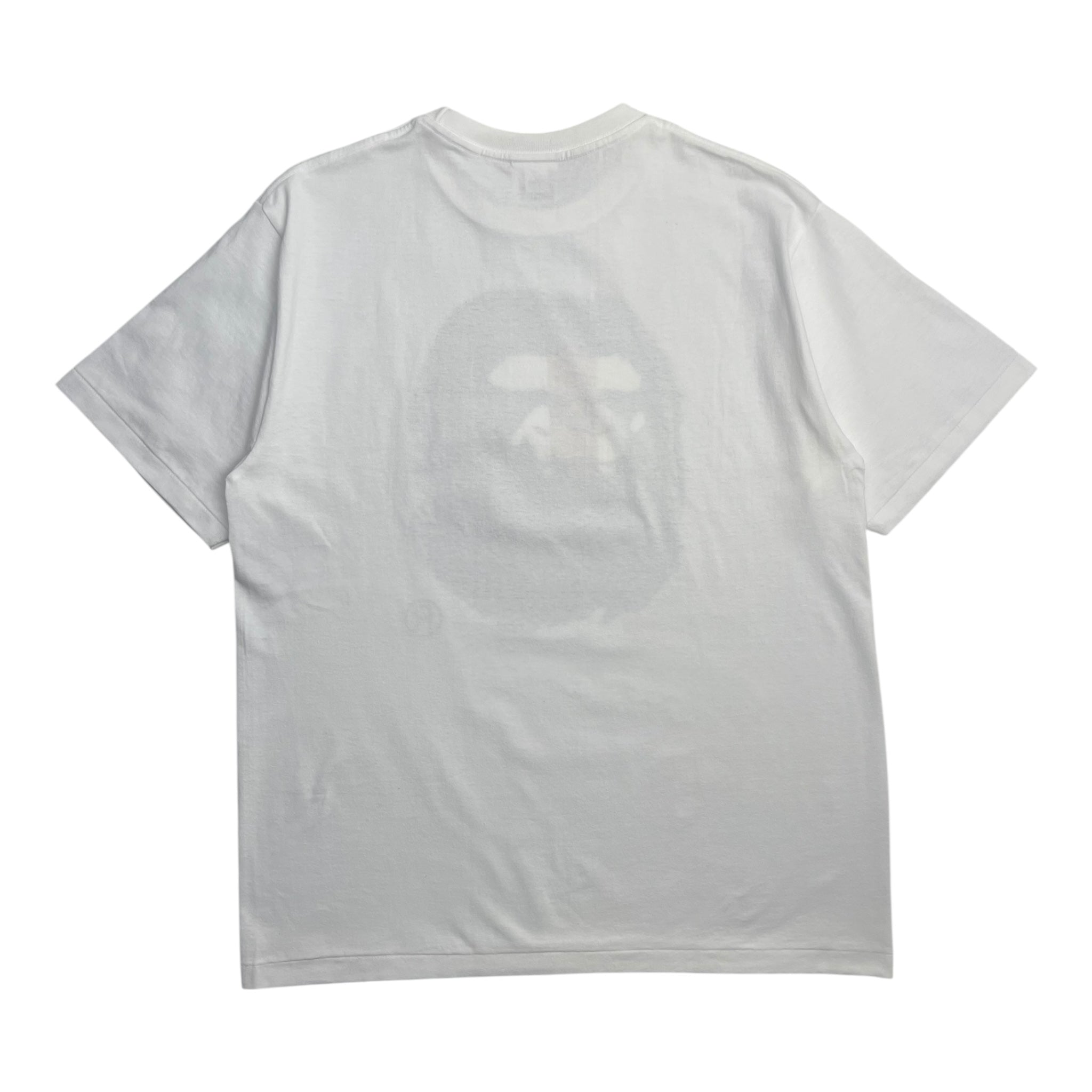 Bape Camo Transform Big Ape Head T-Shirt White