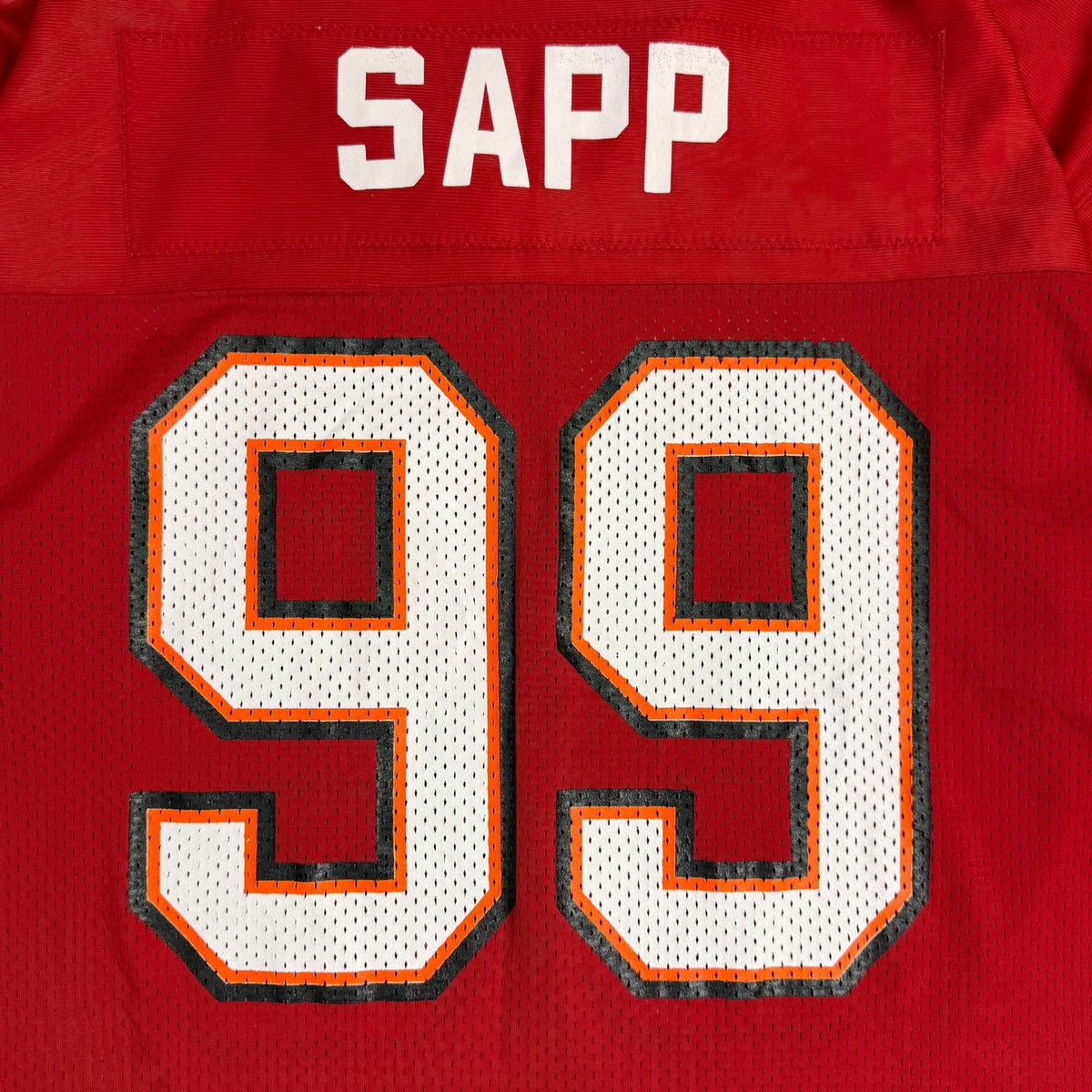 Vintage Starter Tampa Bay Buccaneers Warren Sapp Home Jersey Red