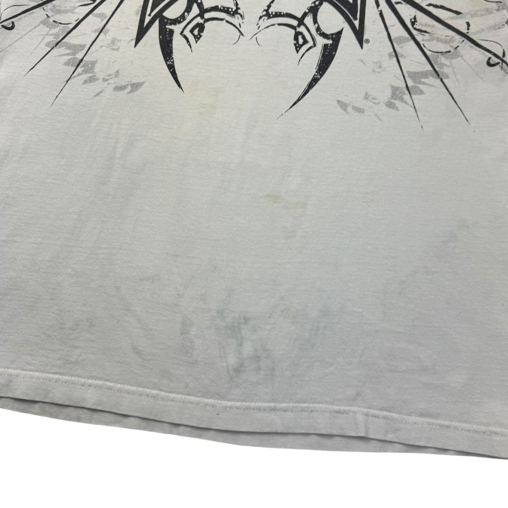 Vintage Y2K Tapout Cyber T-Shirt White