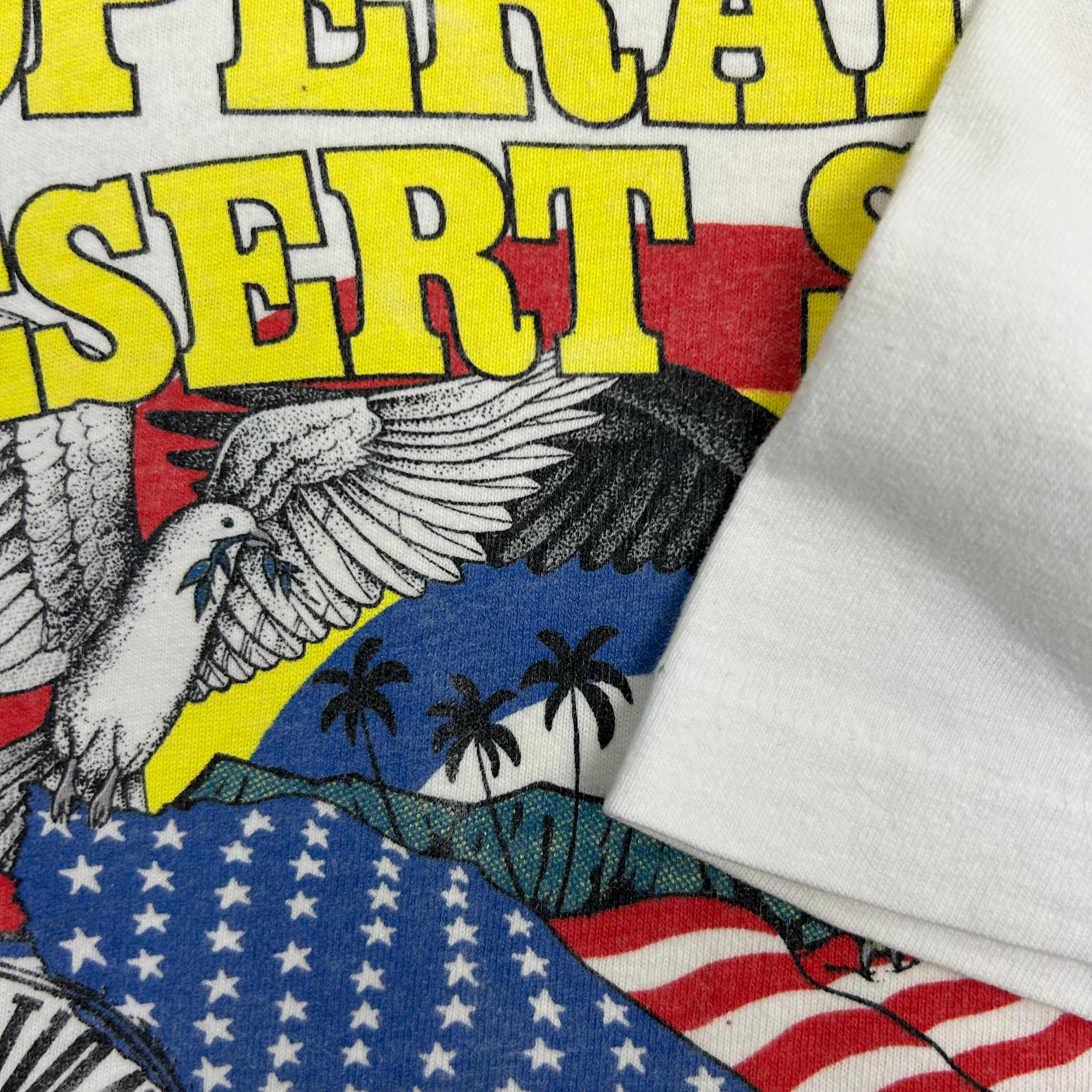 Vintage Desert Storm Eagle Tee White