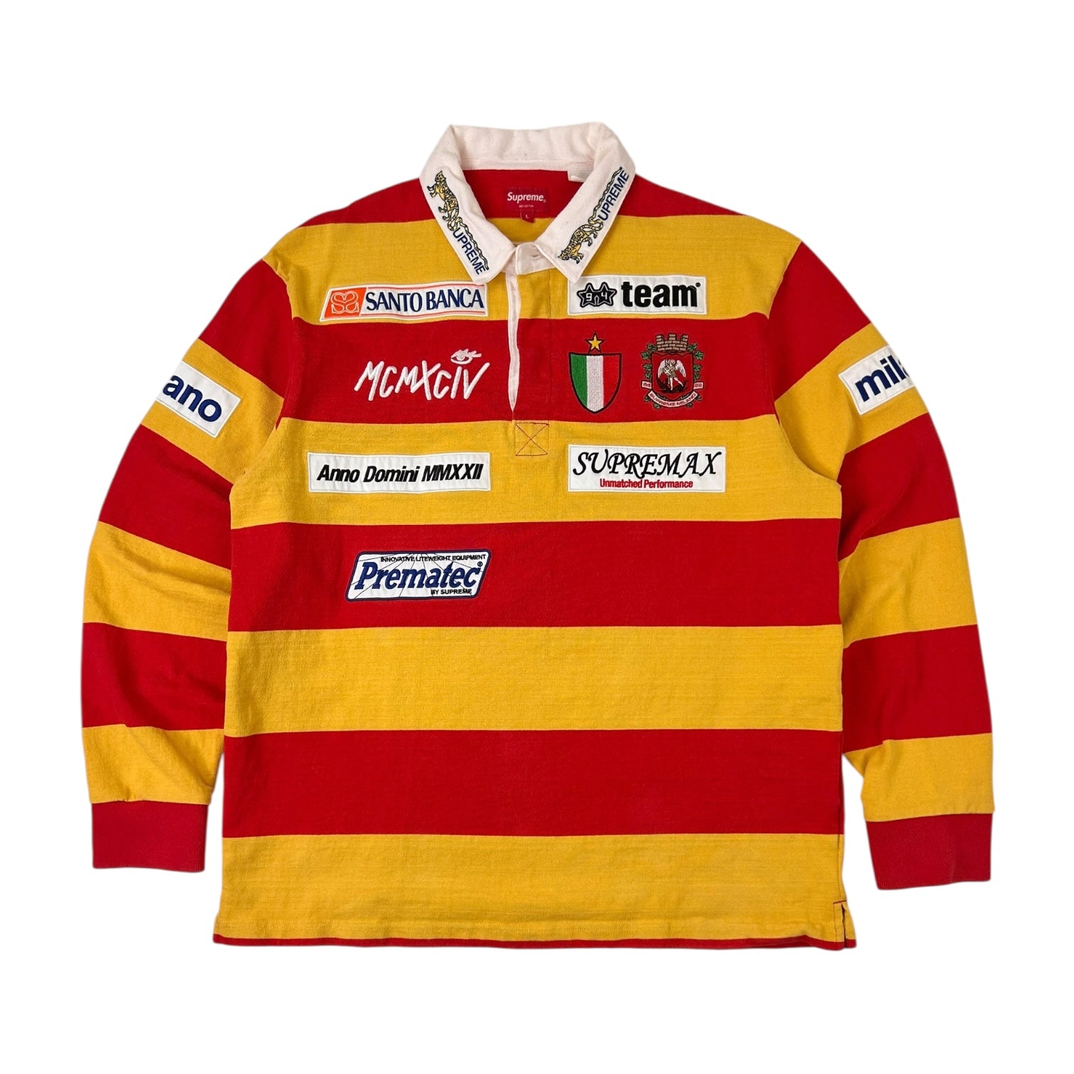 Supreme Stripe Rugby Red/Yellow