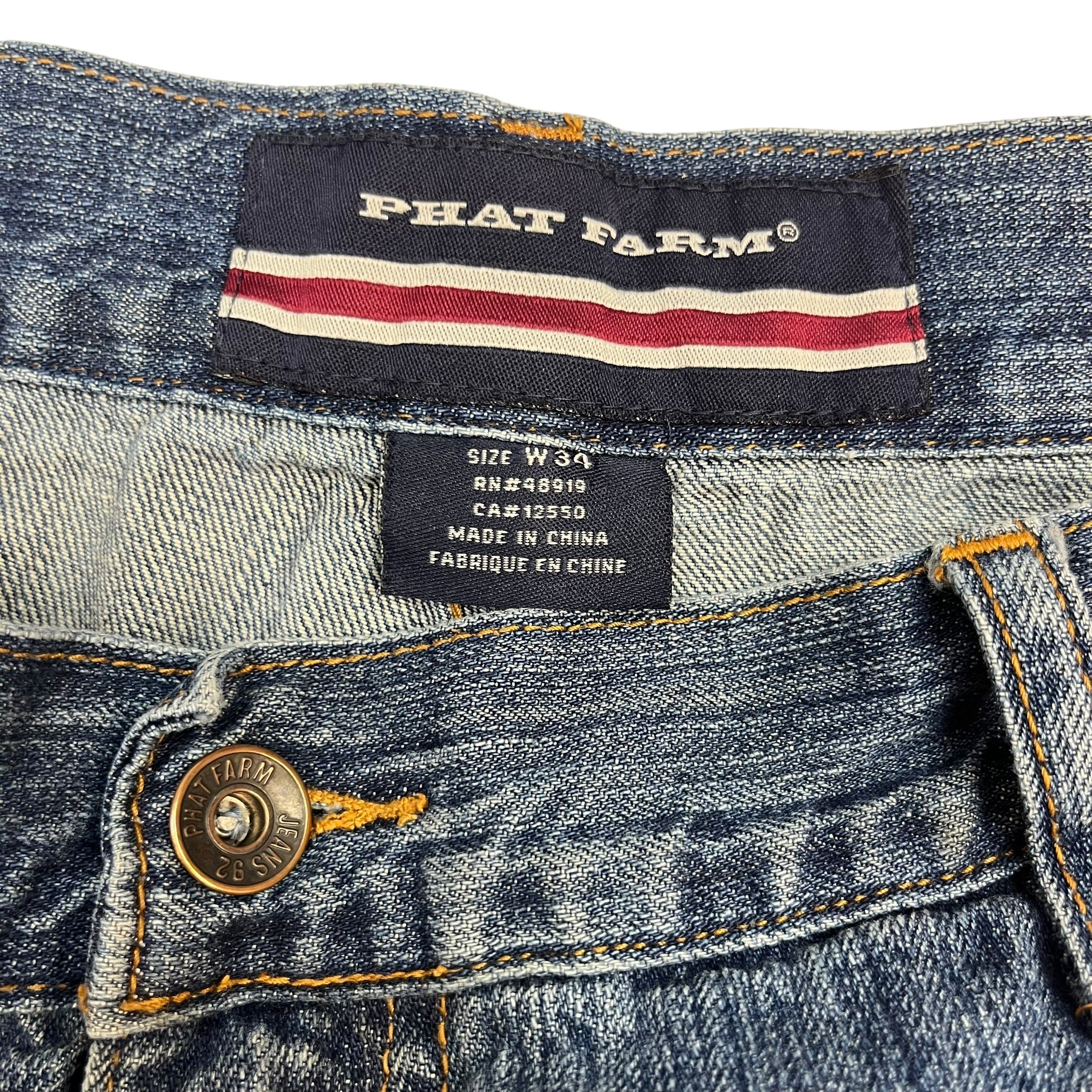 Vintage Y2K Phat Farm Denim Shorts