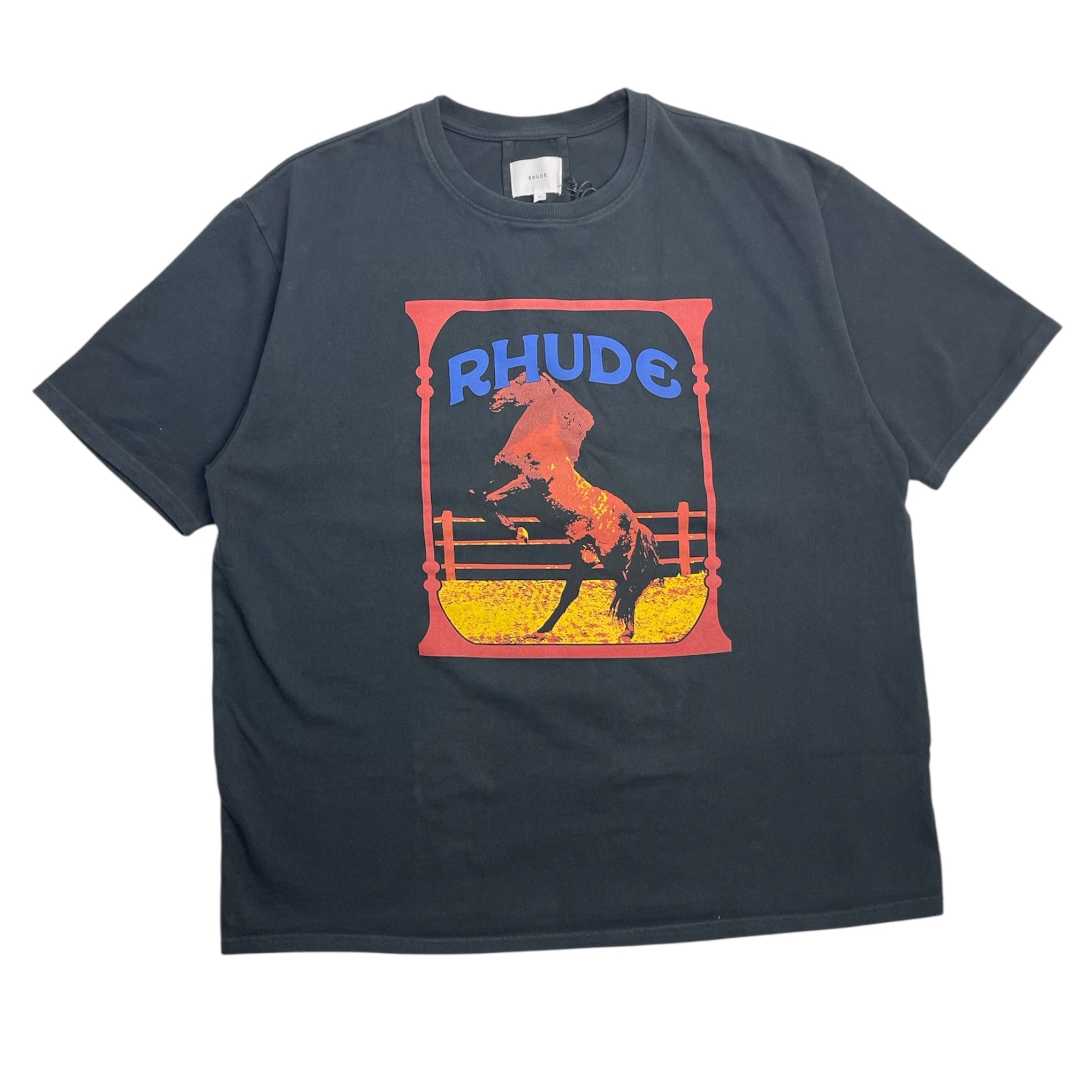 Rhude Black Cadre T-Shirt