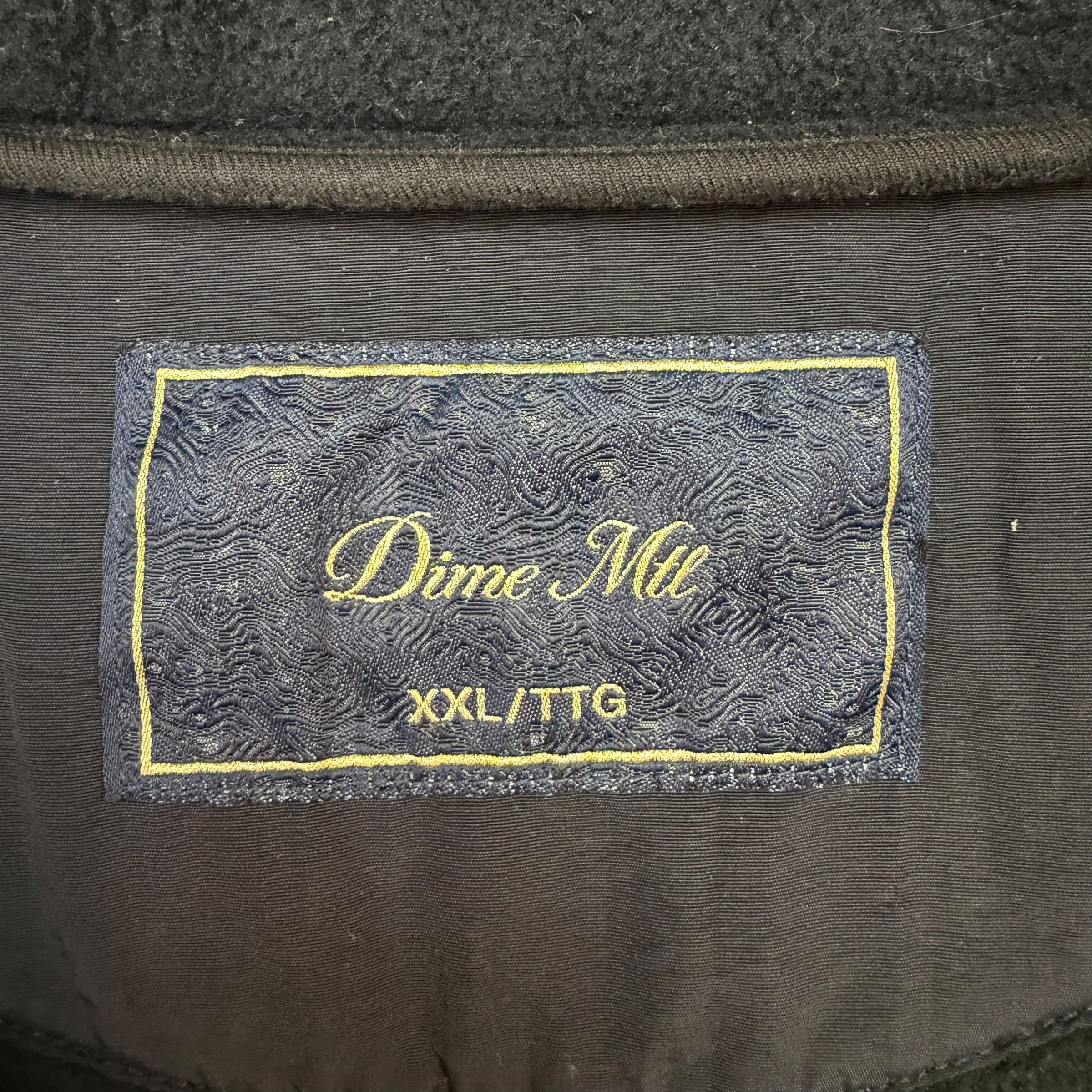 Dime Heavyweight Fleece Jacket Black