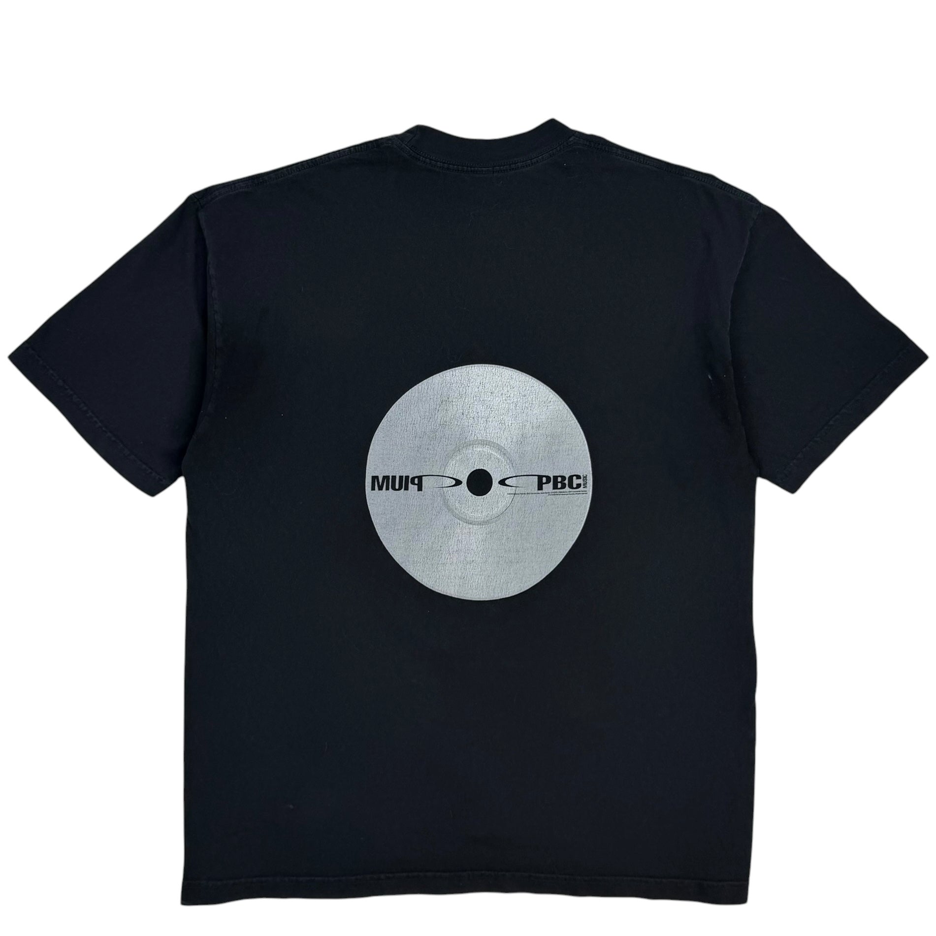 Playboi Carti I AM MUSIC Silver Disc Tee Black