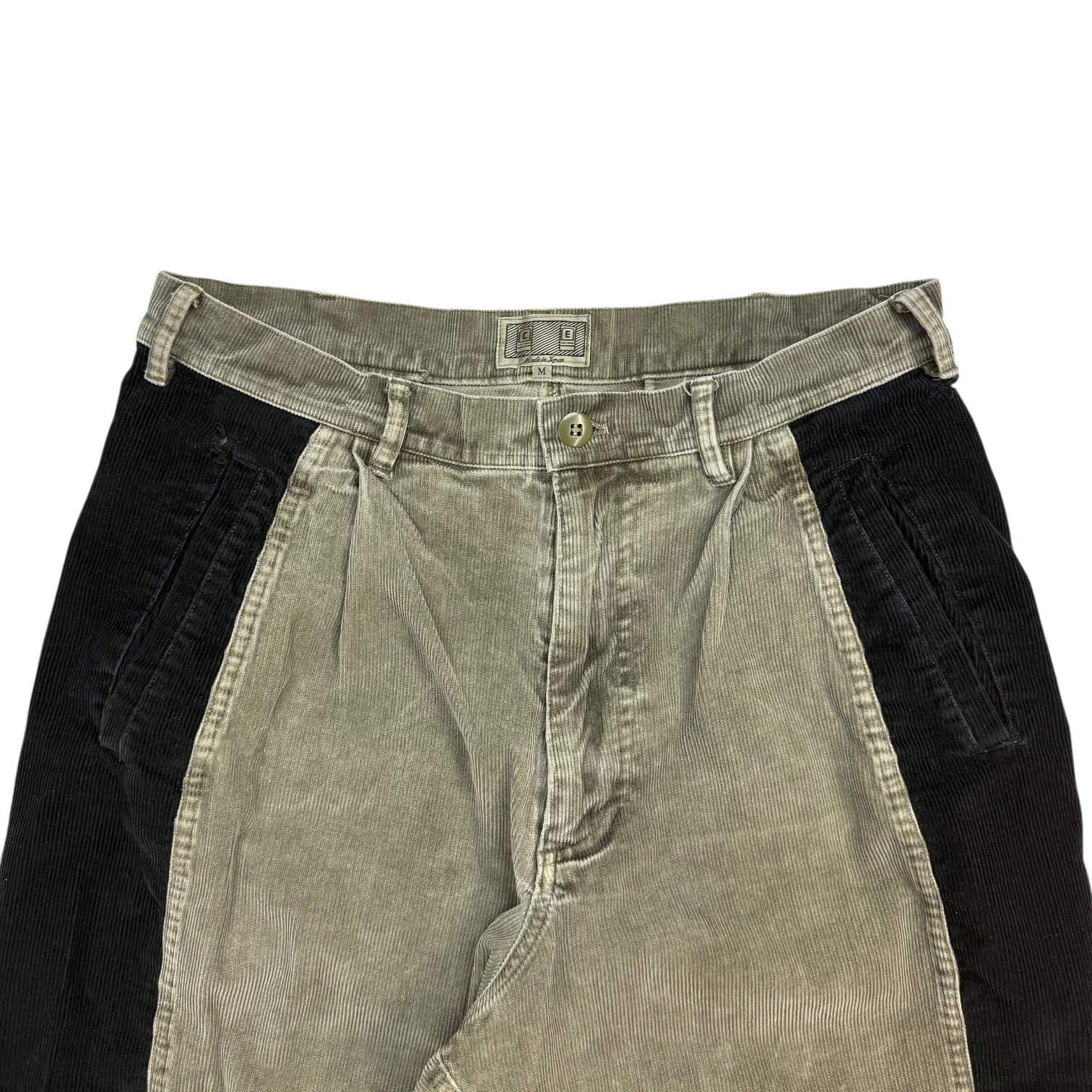 CAV EMPT Overdye Side Panel Corduroy Pants Green/Black