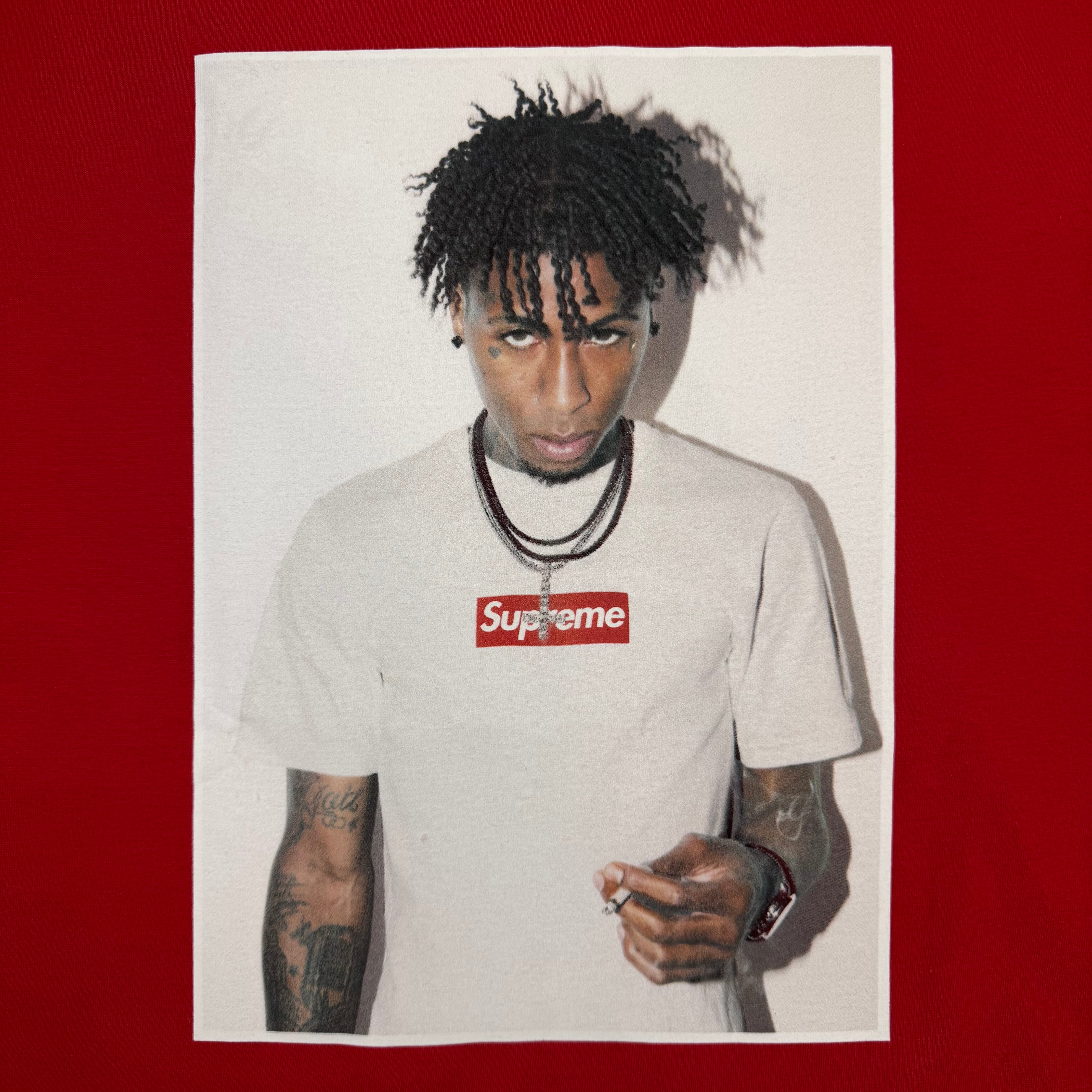 Supreme NBA Youngboy Photo Tee Red