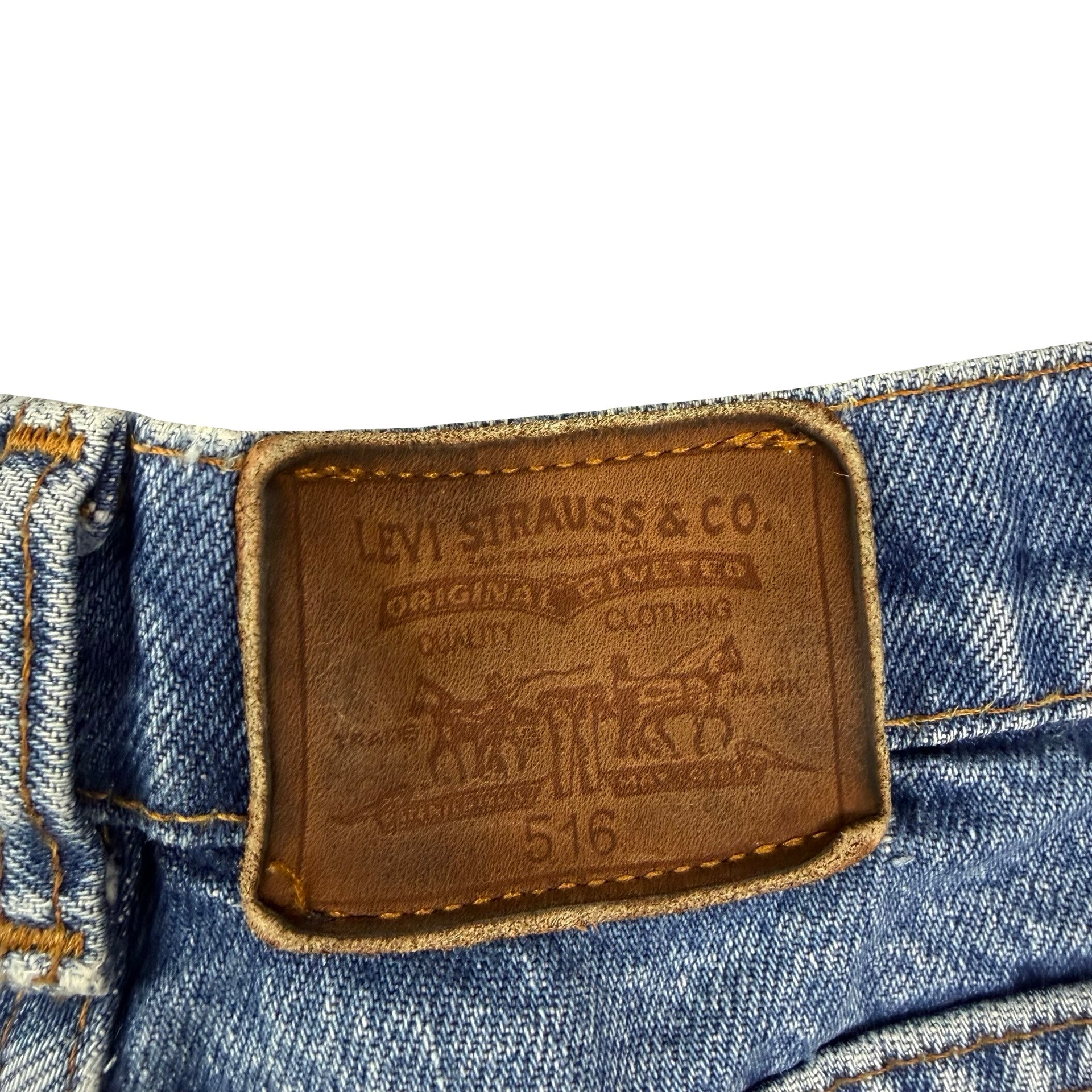 Vintage Levi’s 516 Light Wash Denim Jeans Blue