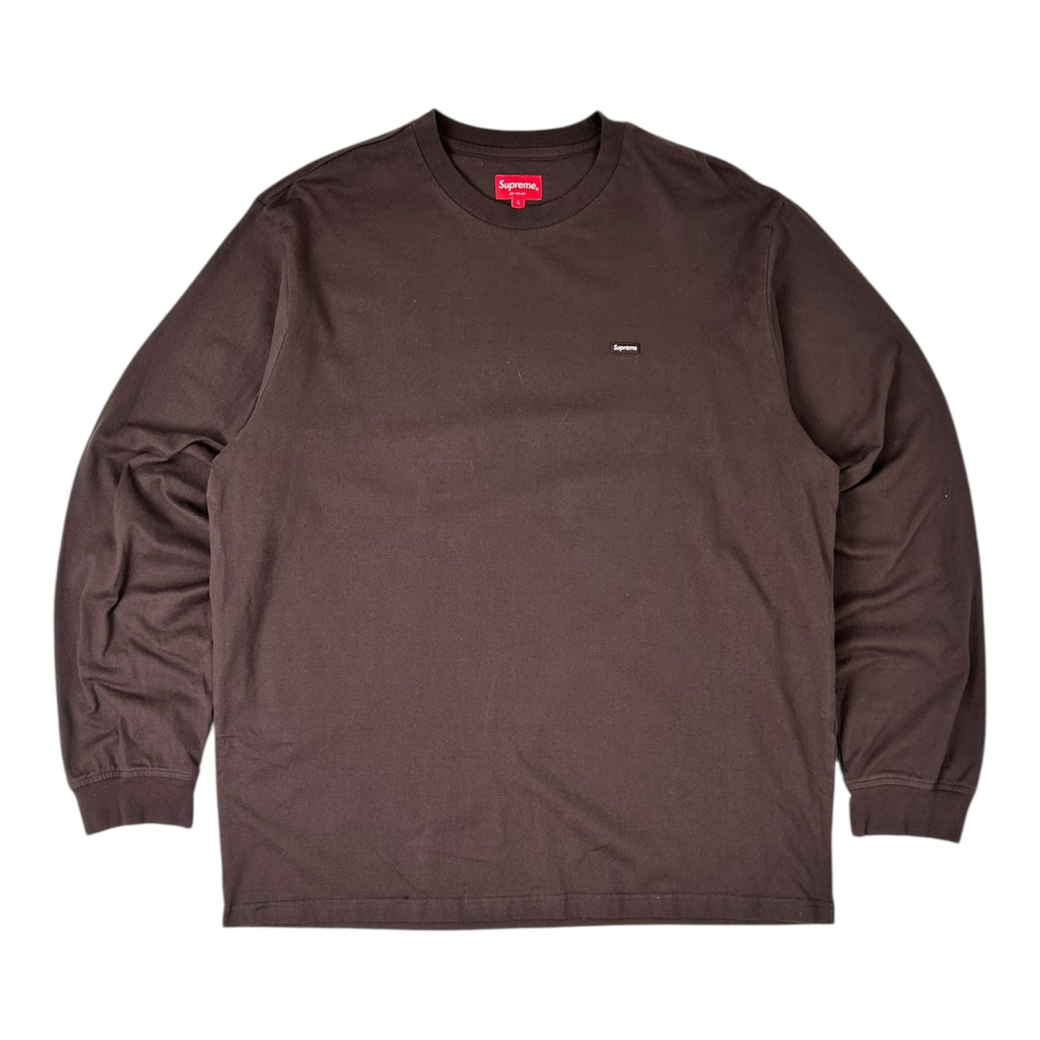 Supreme Small Box Long Sleeve Brown
