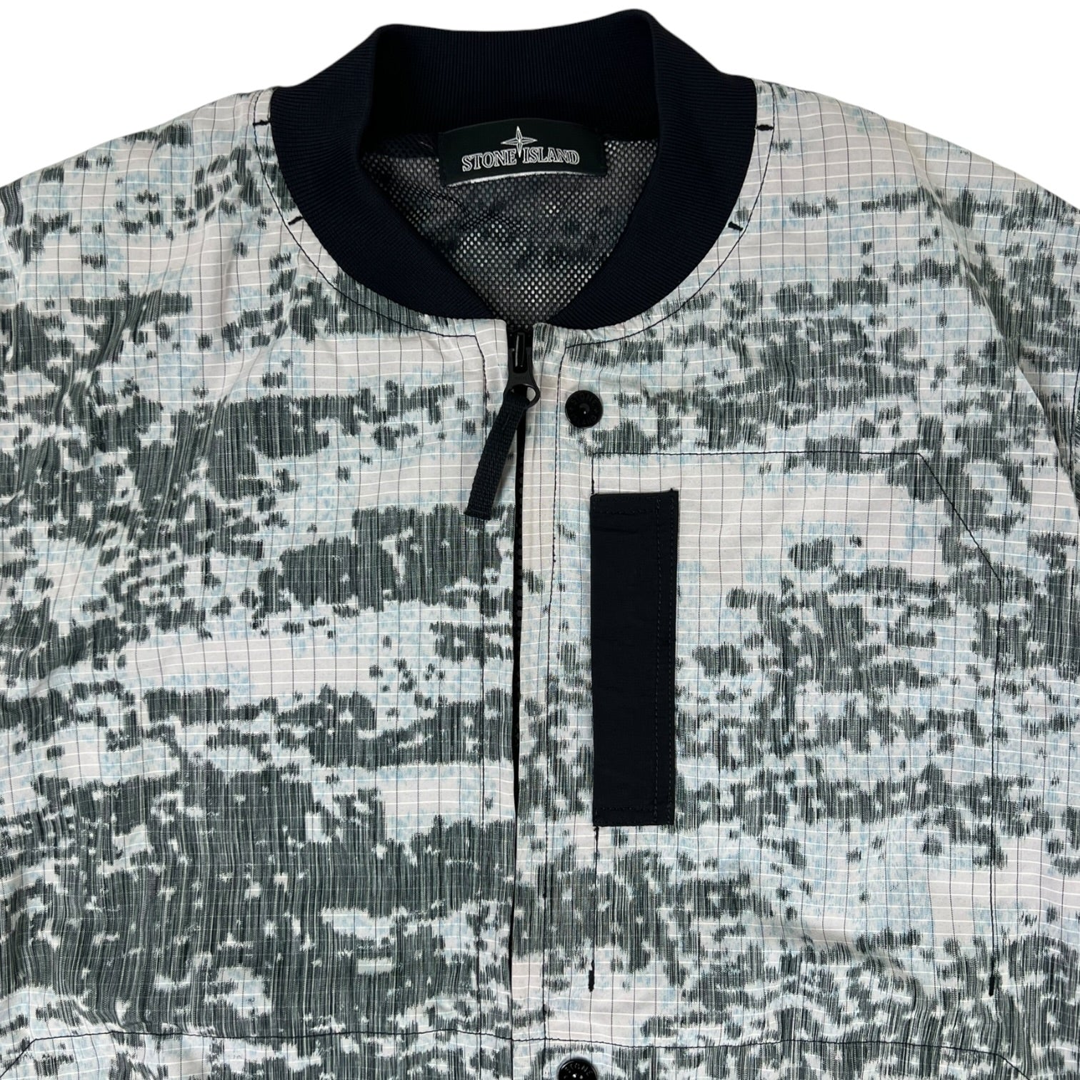 Stone Island Shadow Project DPM Chiné Bomber Jacket Digi Camo Grey