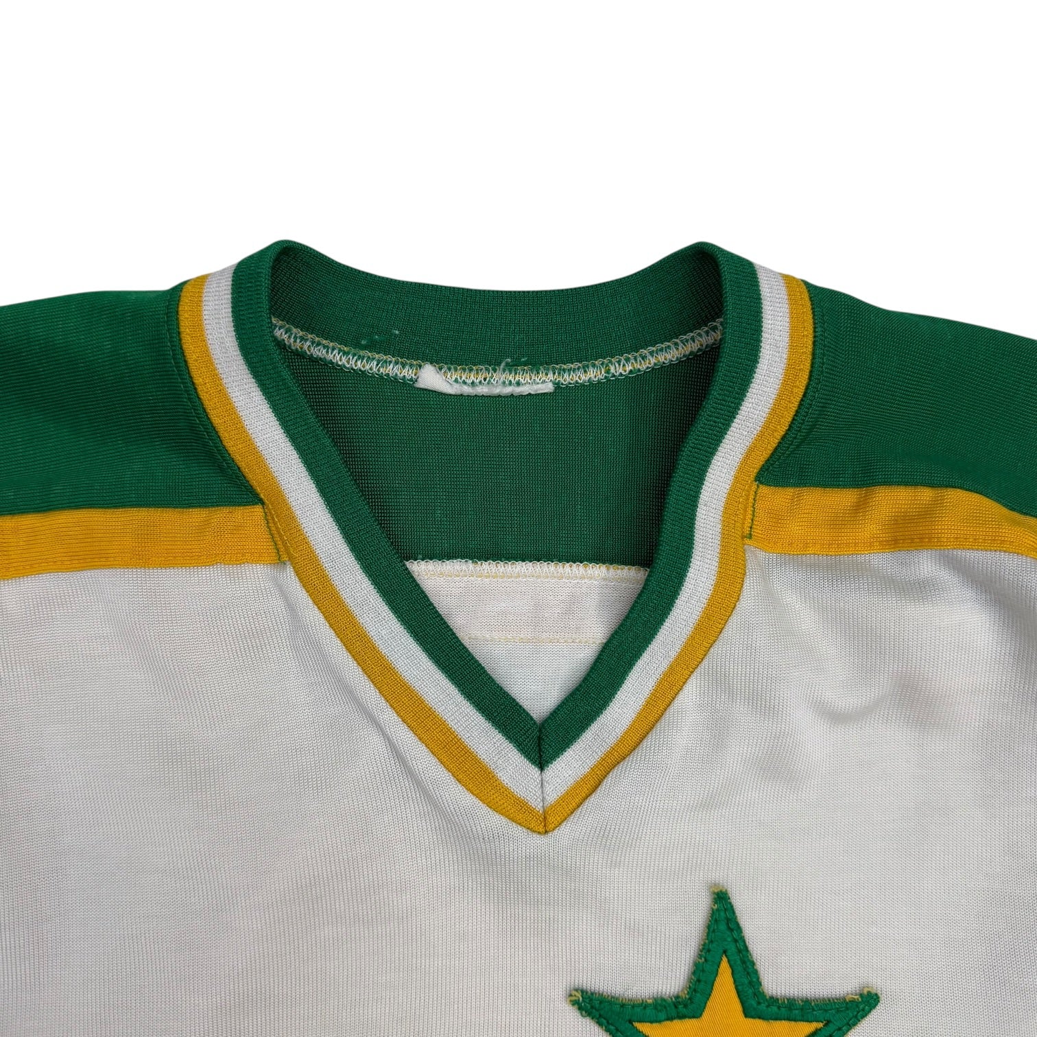 Vintage Sandow Minnesota North Stars Away Jersey White/Green