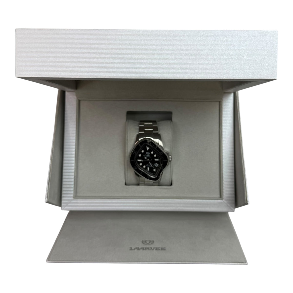 Laarvee Silver Precision Steel PEA001-SBLK