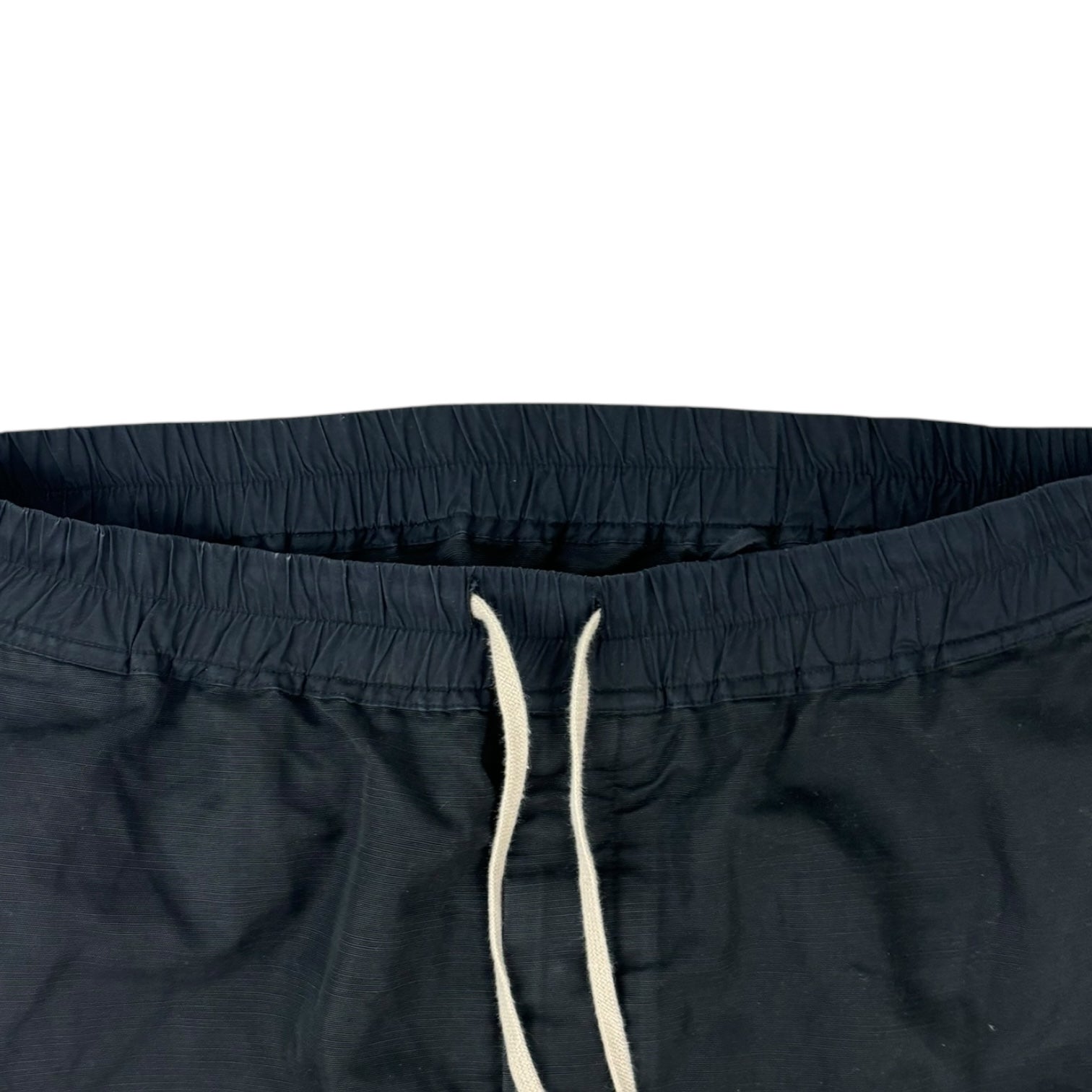 Rick Owens Ripstop Cotton Drawstring Pant Black