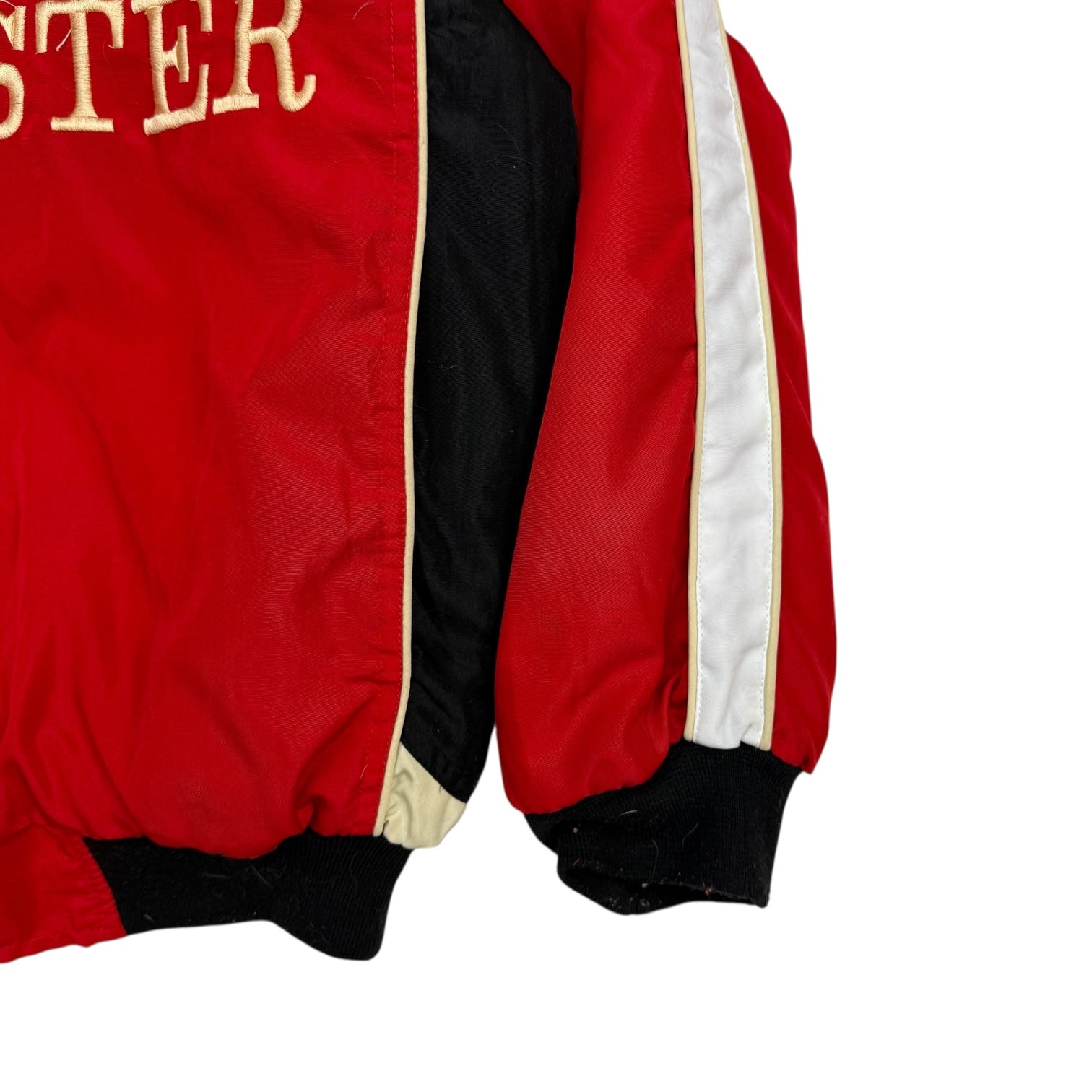 Vintage Manchester United Football Jacket Red