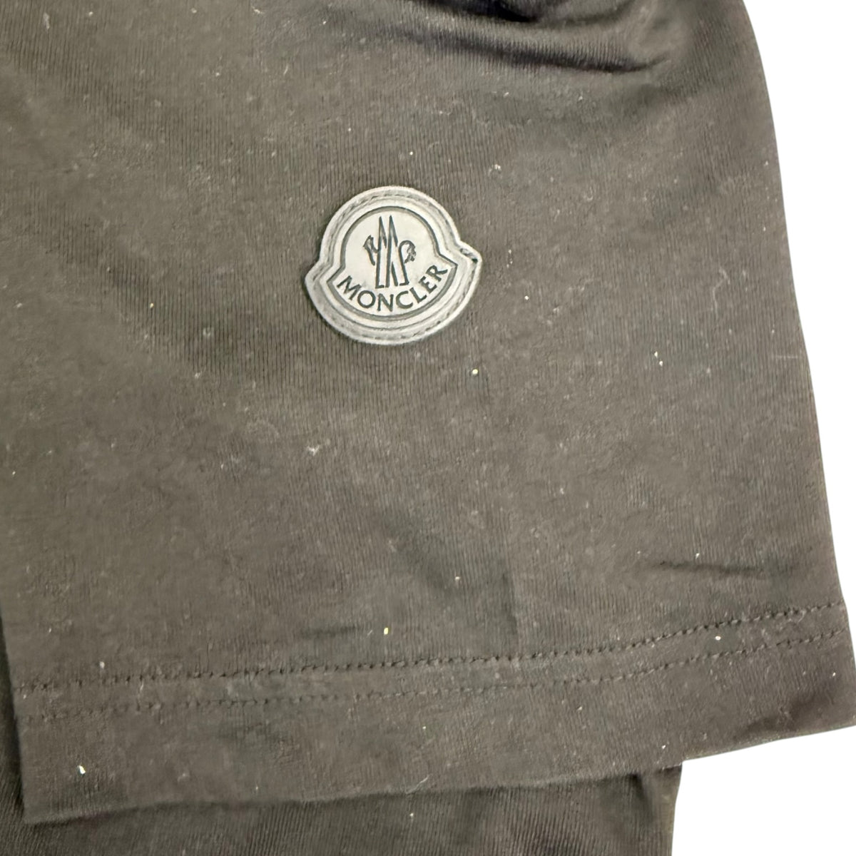 Moncler Spray Print Tee Black