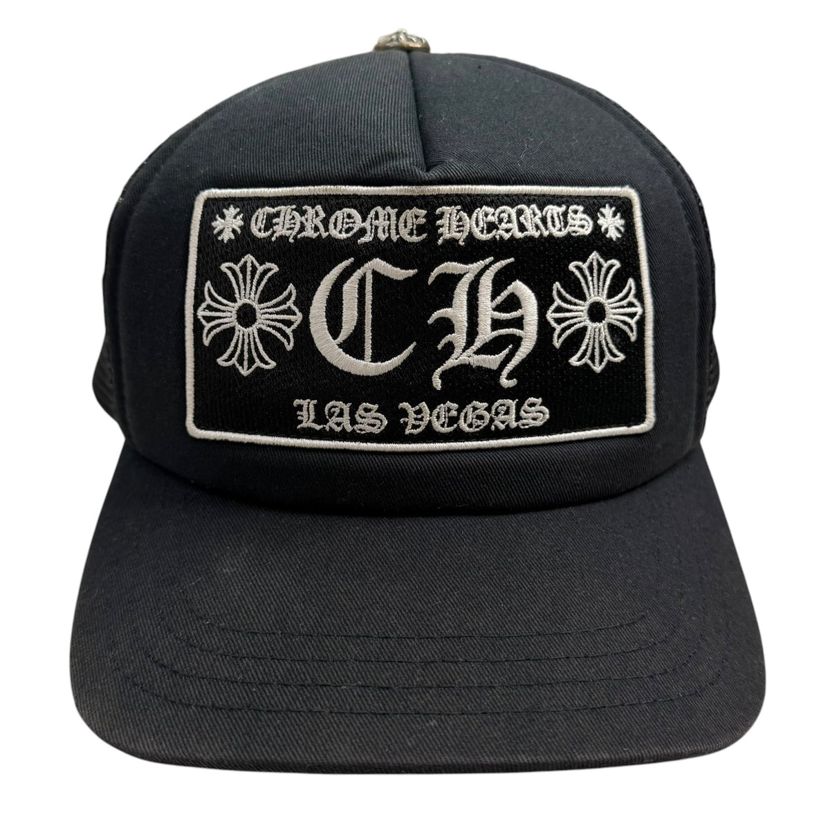Chrome Hearts CH Las Vegas Trucker Hat Black