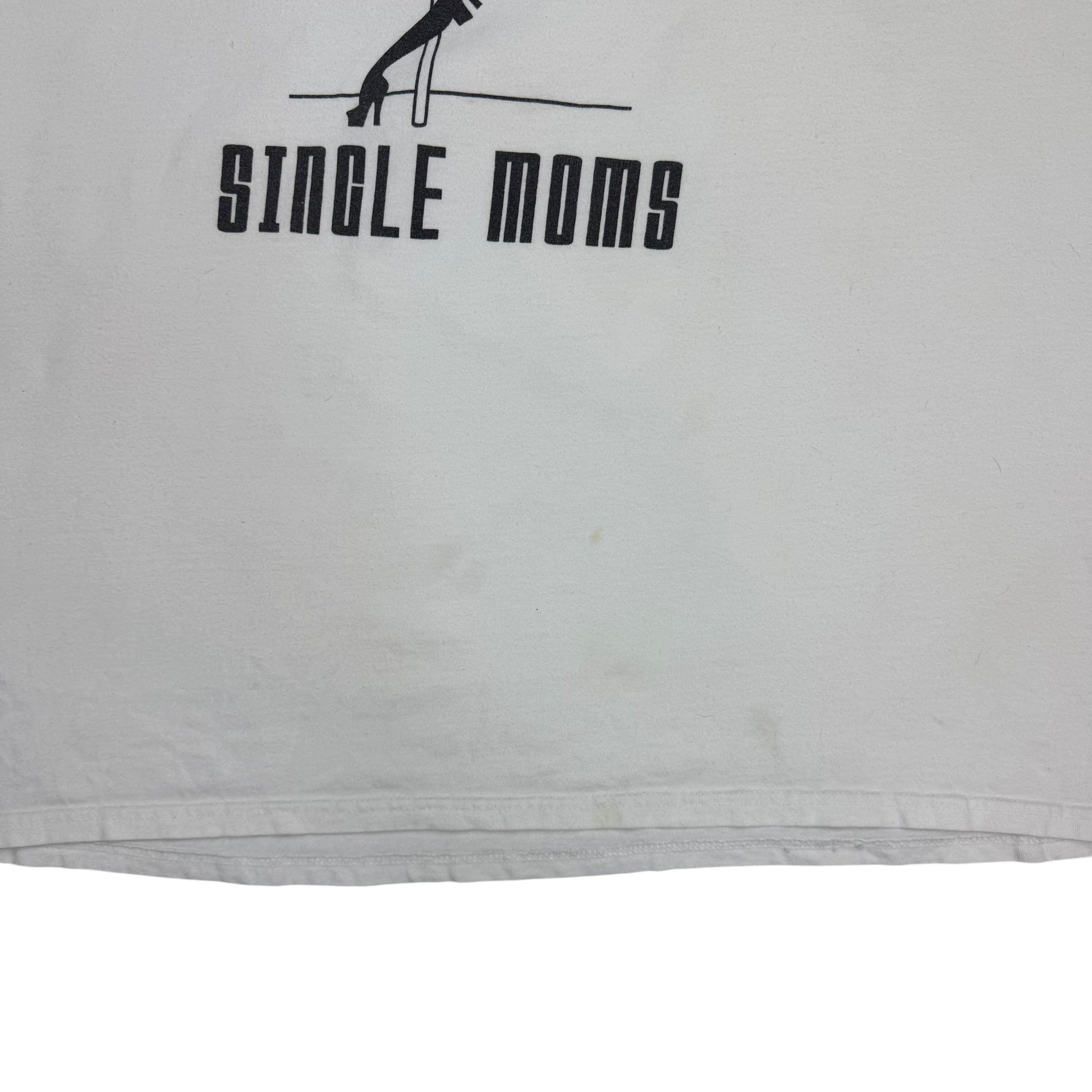 Vintage “I Support Single Moms” Tee White