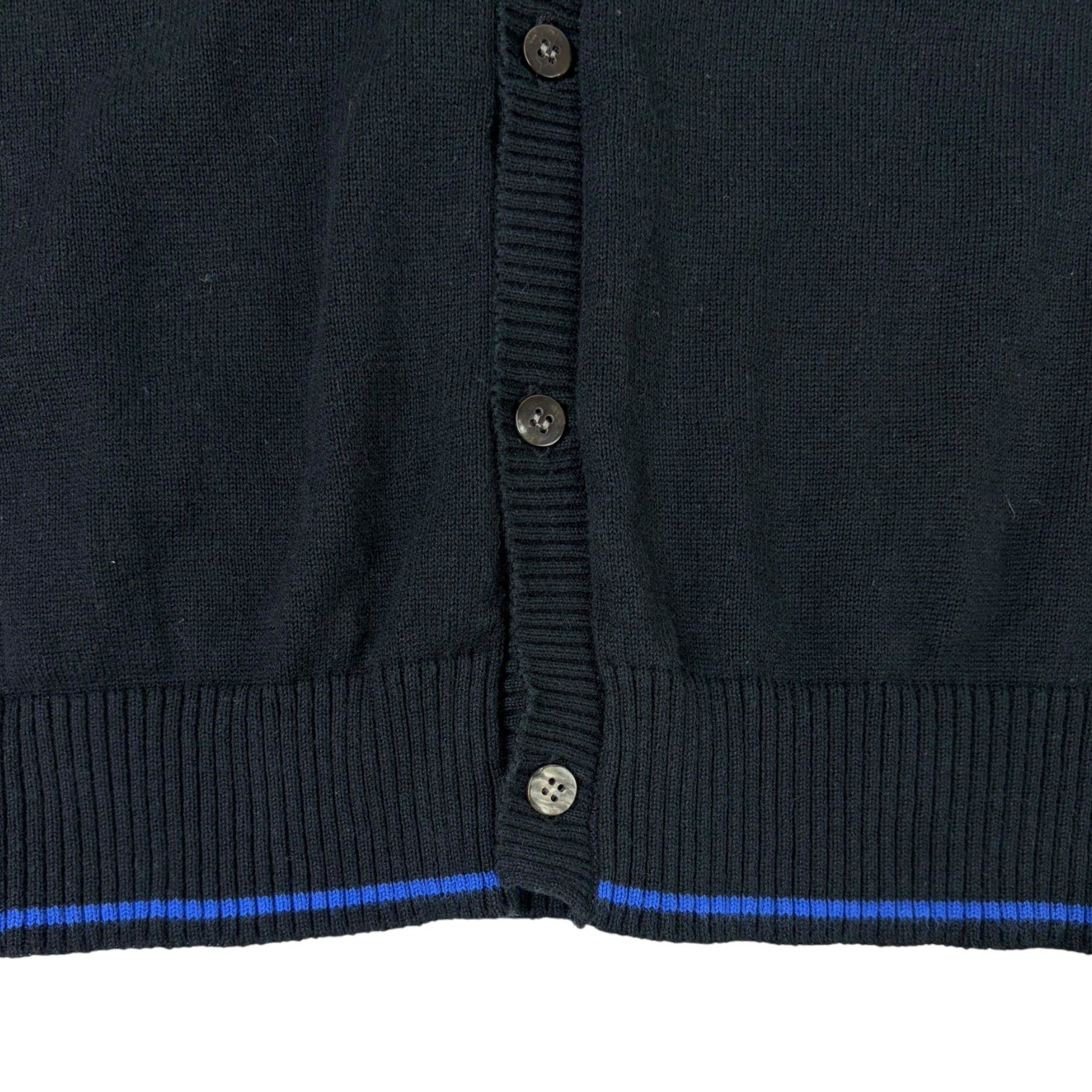 (W) 1990s Comme Des Garçons Tricot Crown Emblem Cardigan Black
