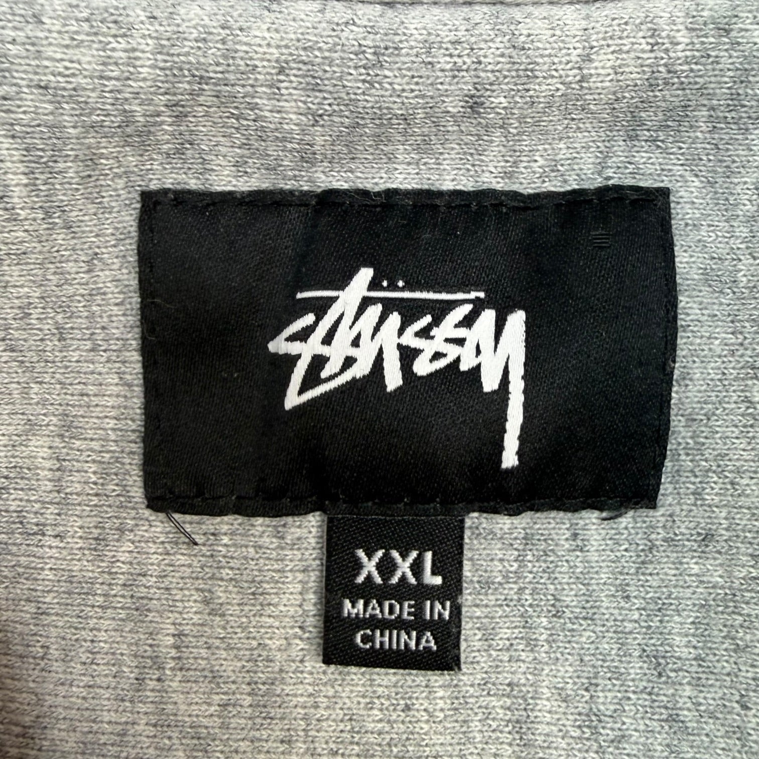 Stussy Stock Logo Mock Grey