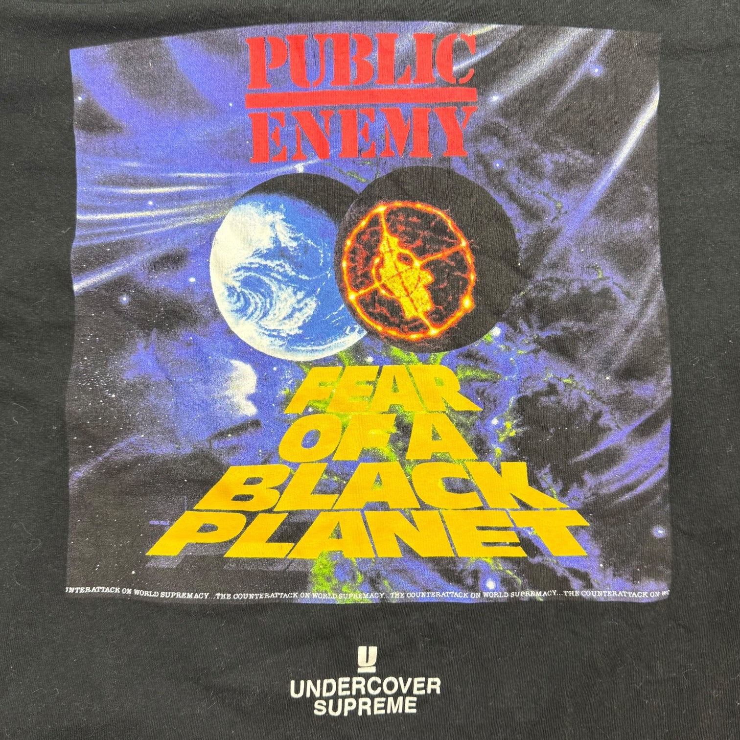 Supreme Undercover Public Enemy Counterattack L/S Tee Black