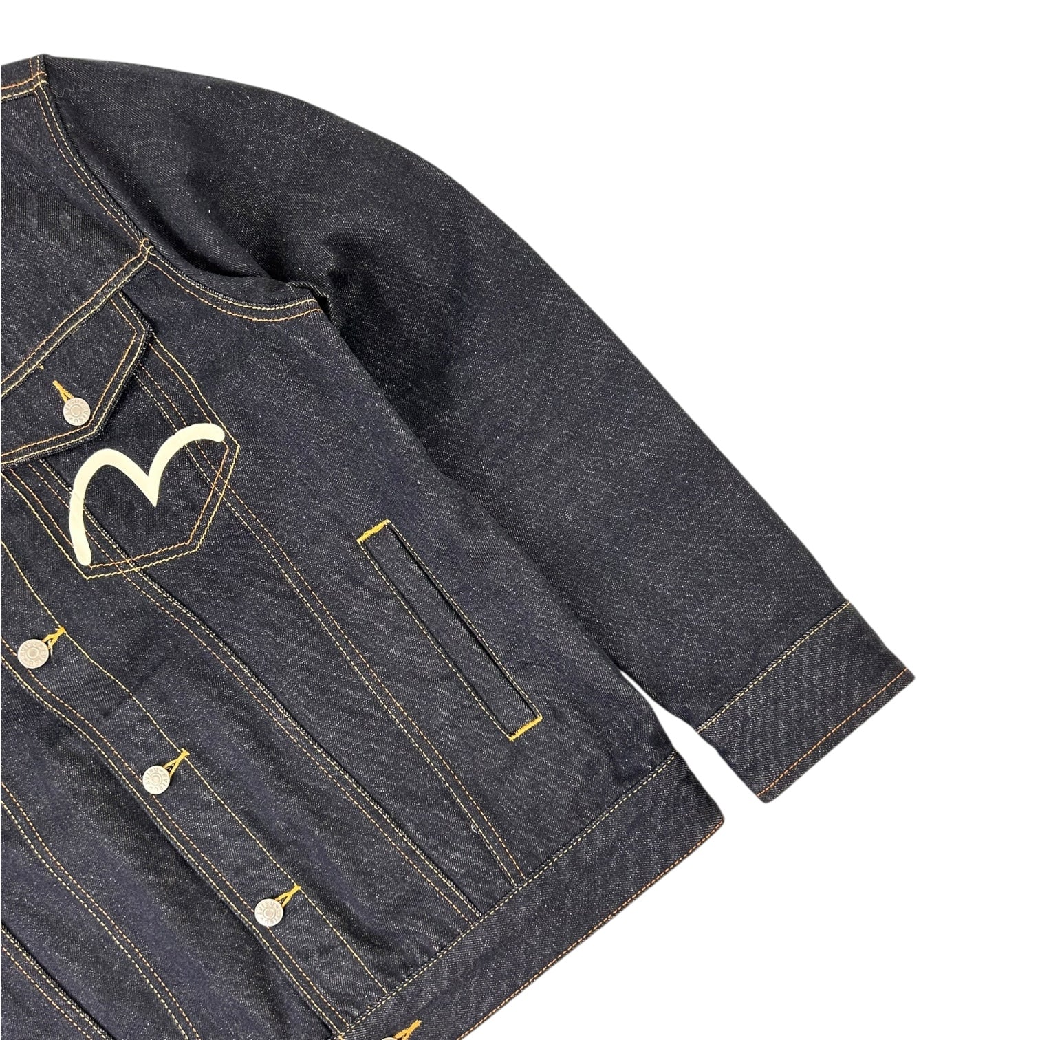 Evisu Seagul Denim Jacket Raw