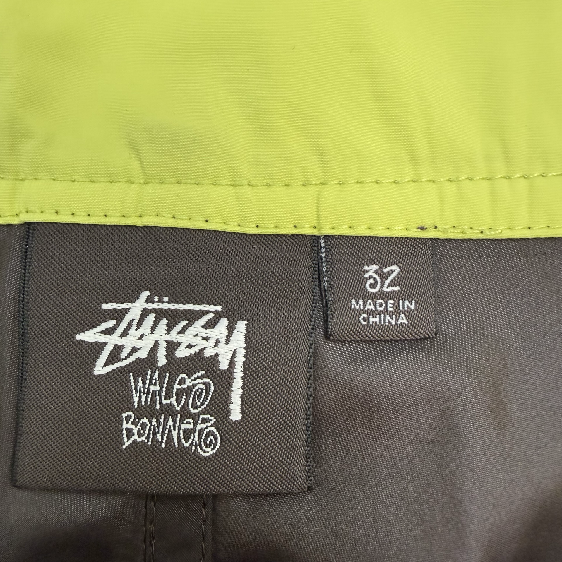 Stussy Sport x Wales Bonner Board Shorts Green/Black