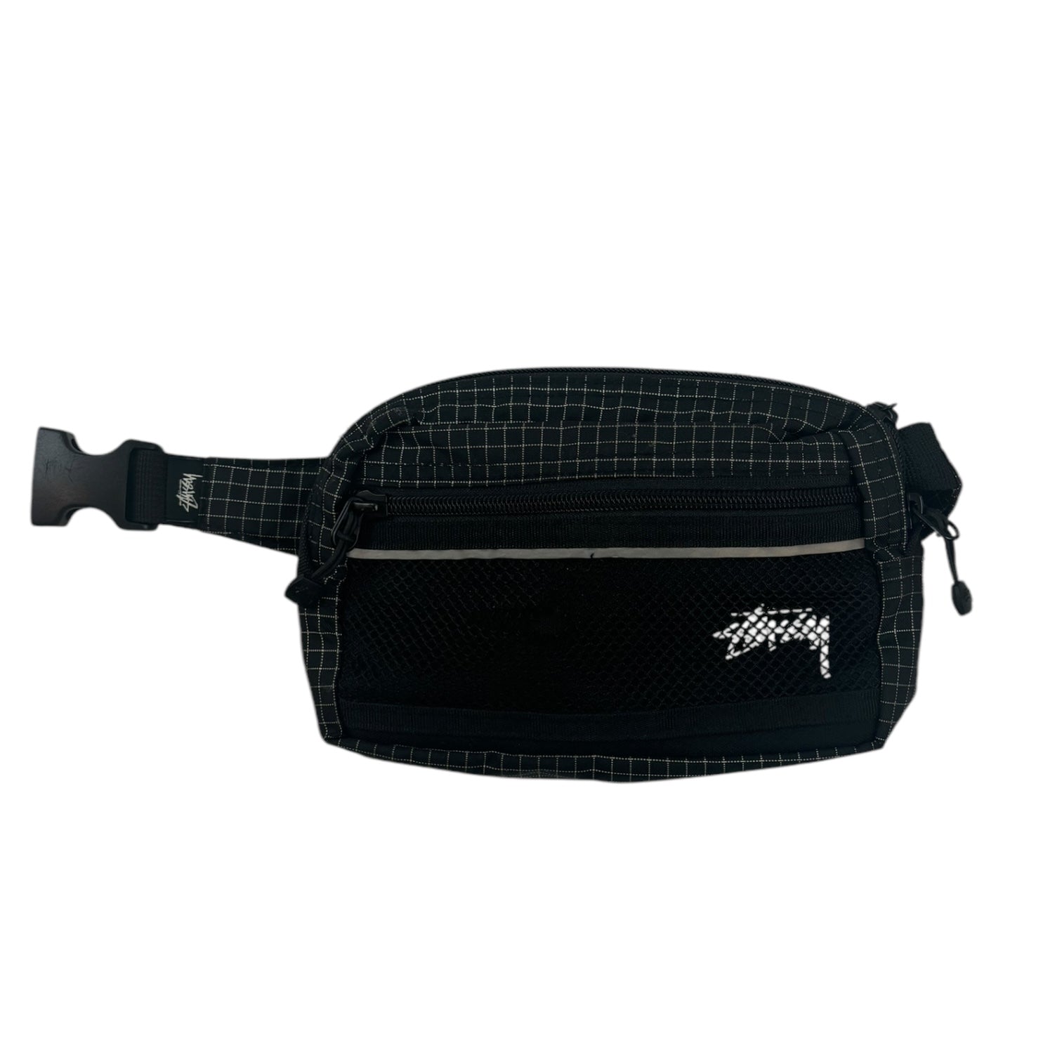 Stussy Ripstop Nylon Waistbag Black